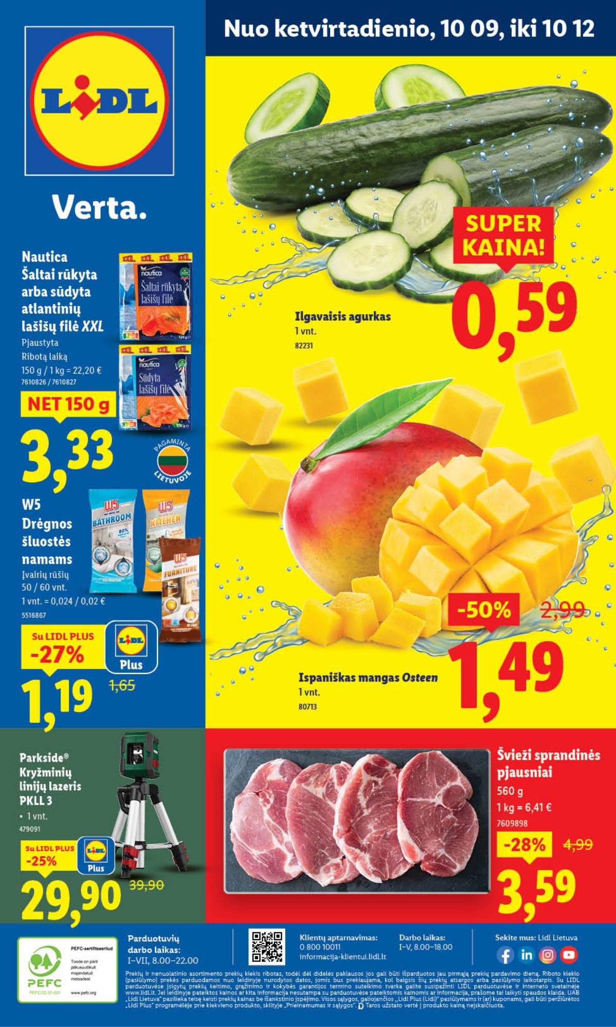 Lidl - LIDL SAVAITĖS Maisto prekių akcijų leidinys 64 puslapis