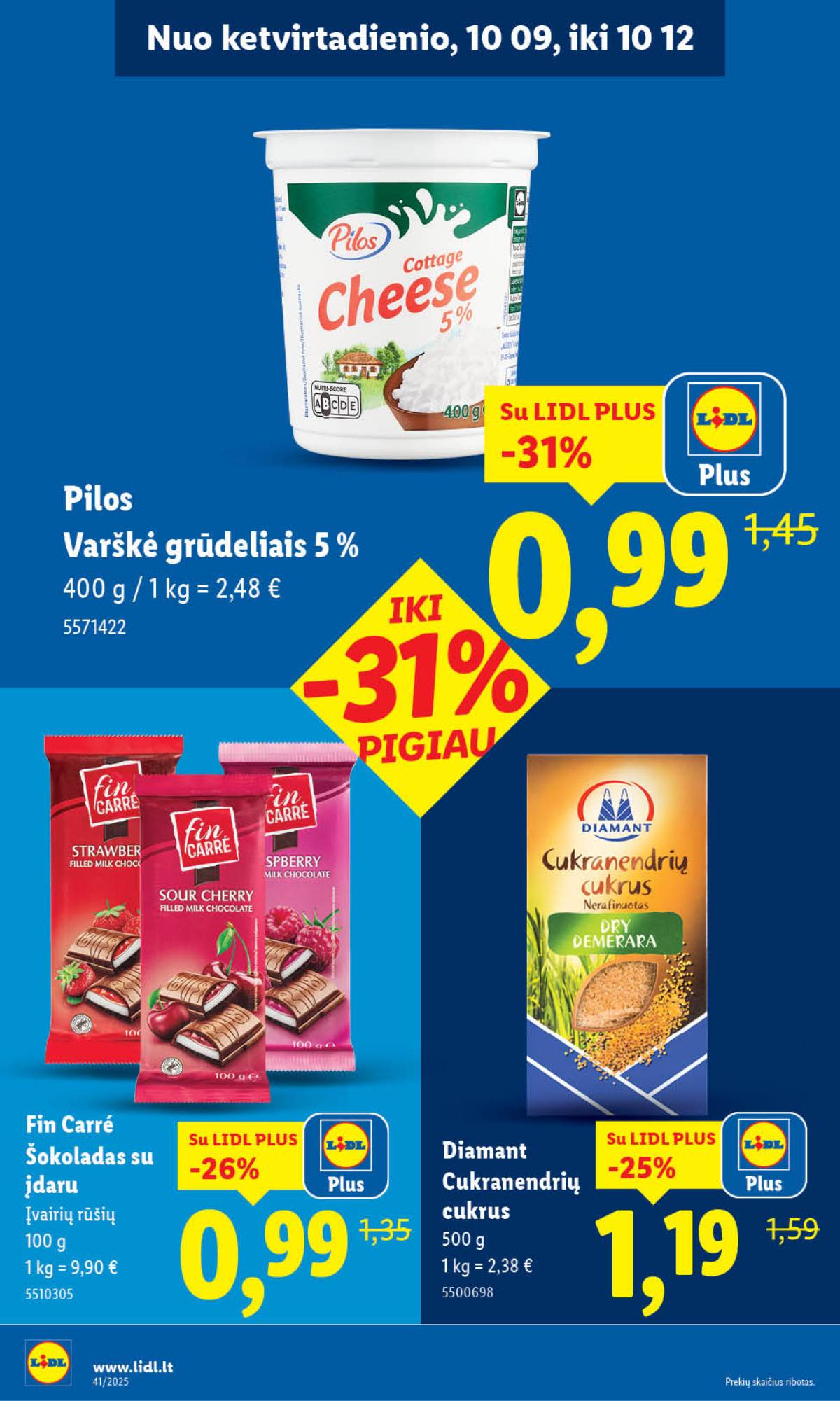 Lidl - LIDL SAVAITĖS Maisto prekių akcijų leidinys 66 puslapis