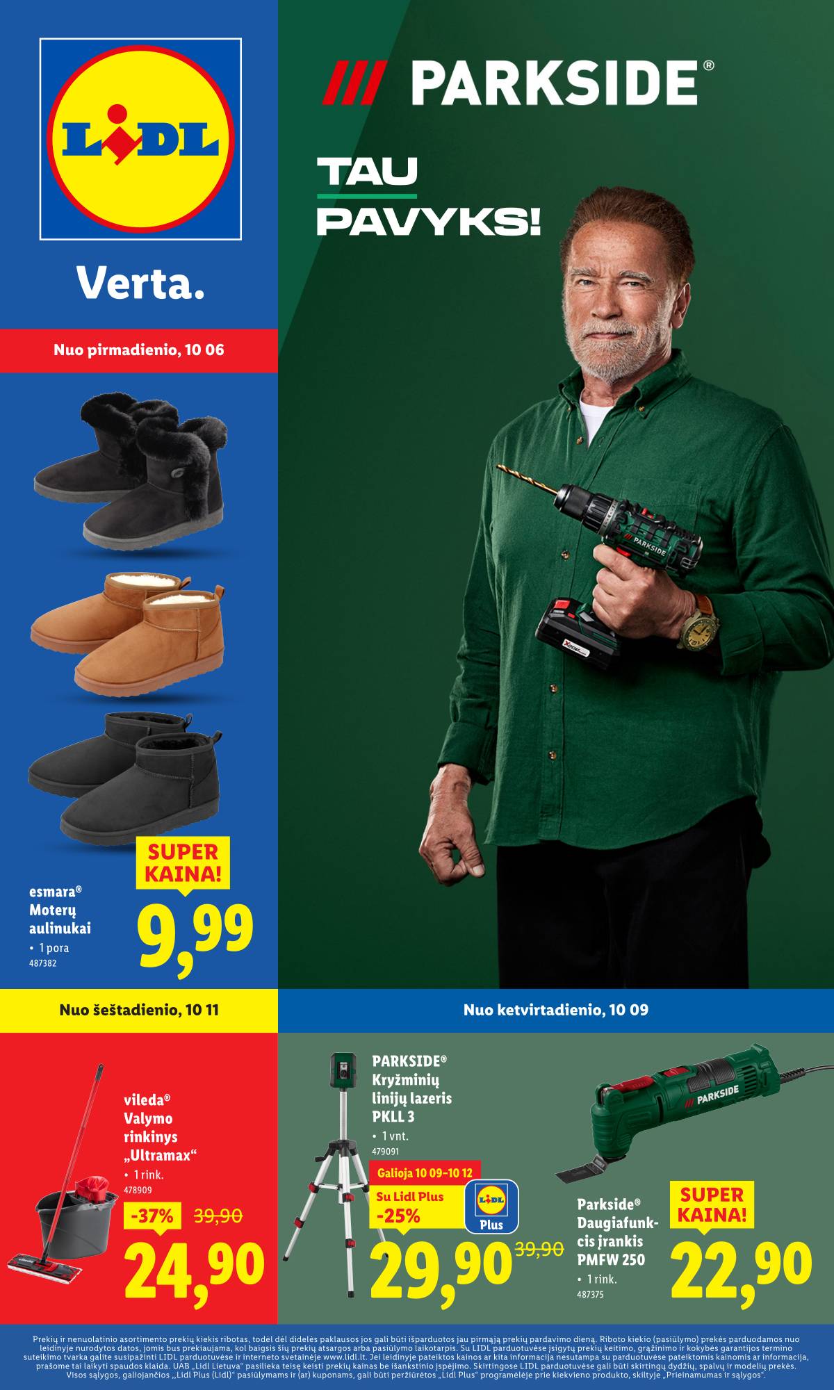 Lidl - LIDL Ne maisto prekių akcijų leidinys 1 puslapis