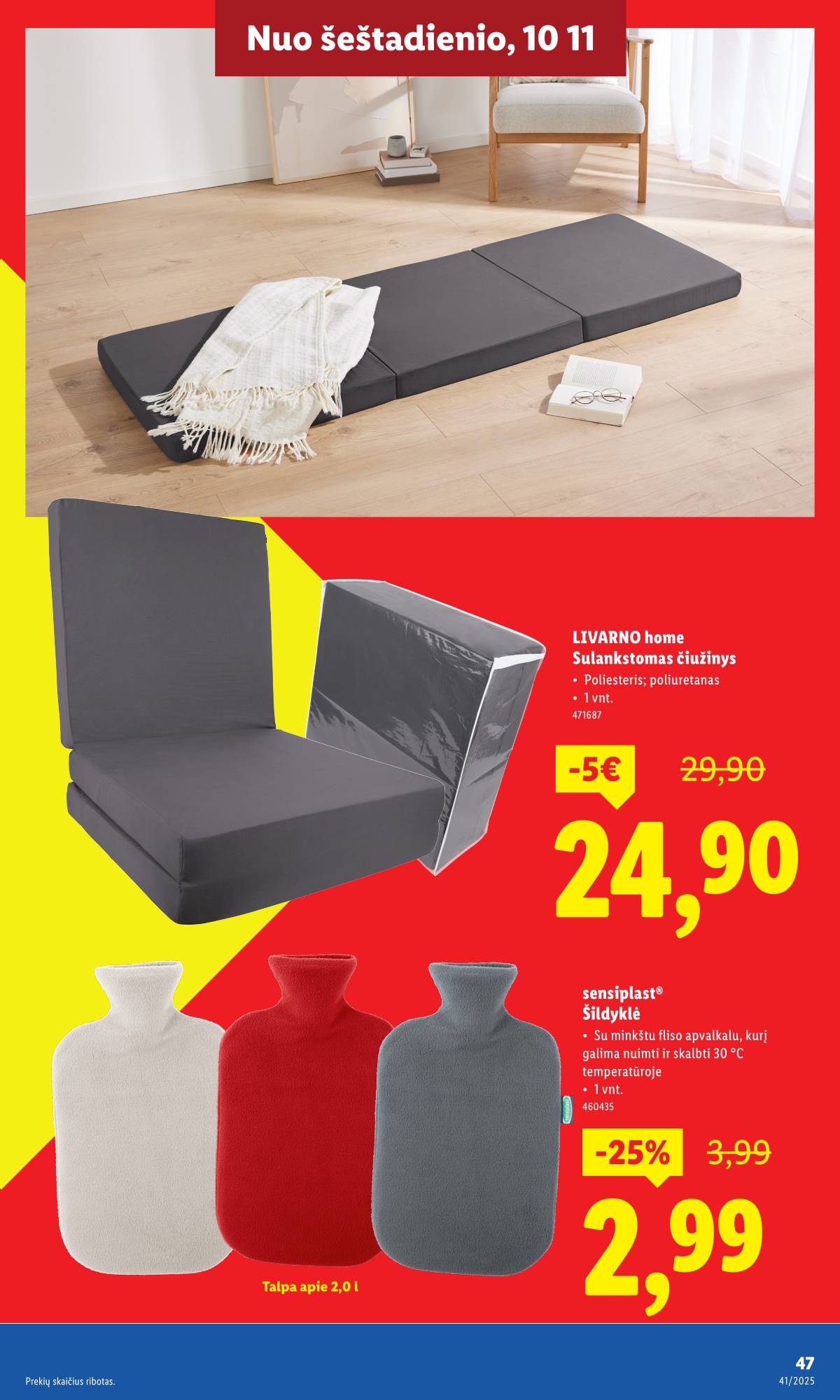 Lidl - LIDL Ne maisto prekių akcijų leidinys 47 puslapis