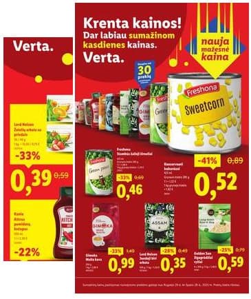 Lidl - Daugiau nei 30 prekių! 2025-09-29 – 2025-10-28