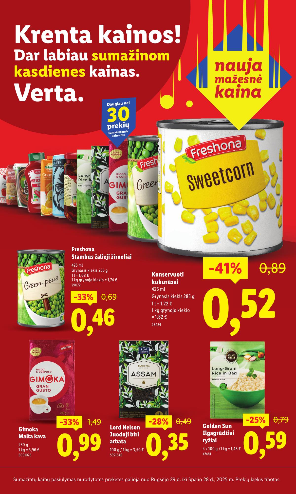 Lidl - Daugiau nei 30 prekių! 1 puslapis