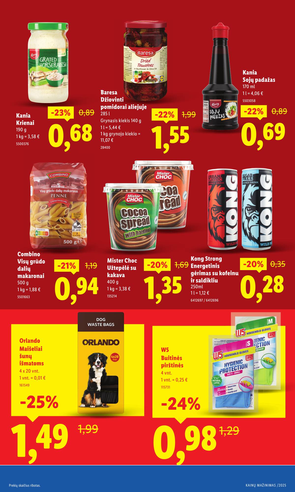 Lidl - Daugiau nei 30 prekių! 3 puslapis