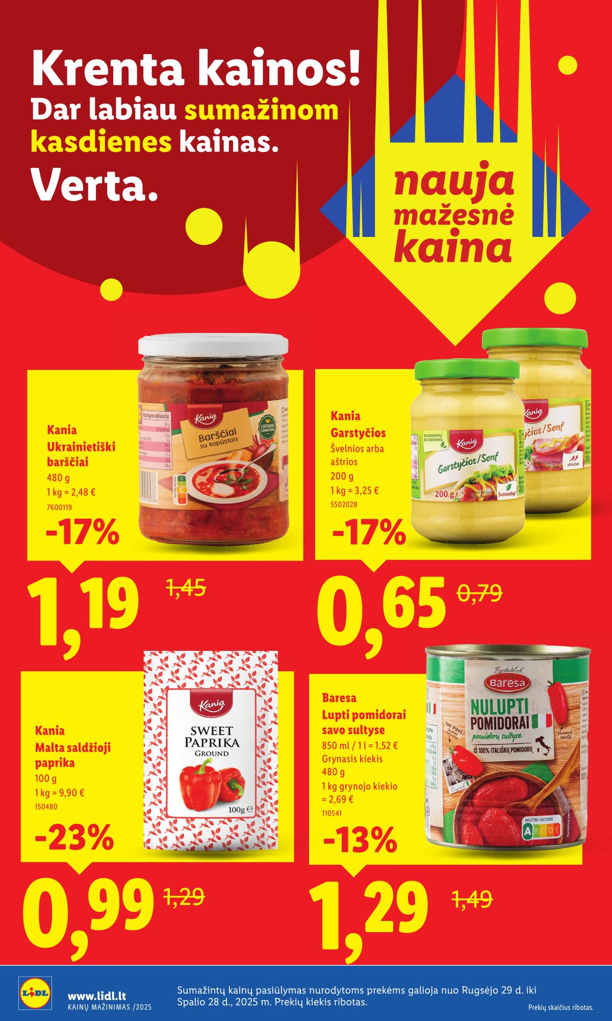 Lidl - Daugiau nei 30 prekių! 4 puslapis