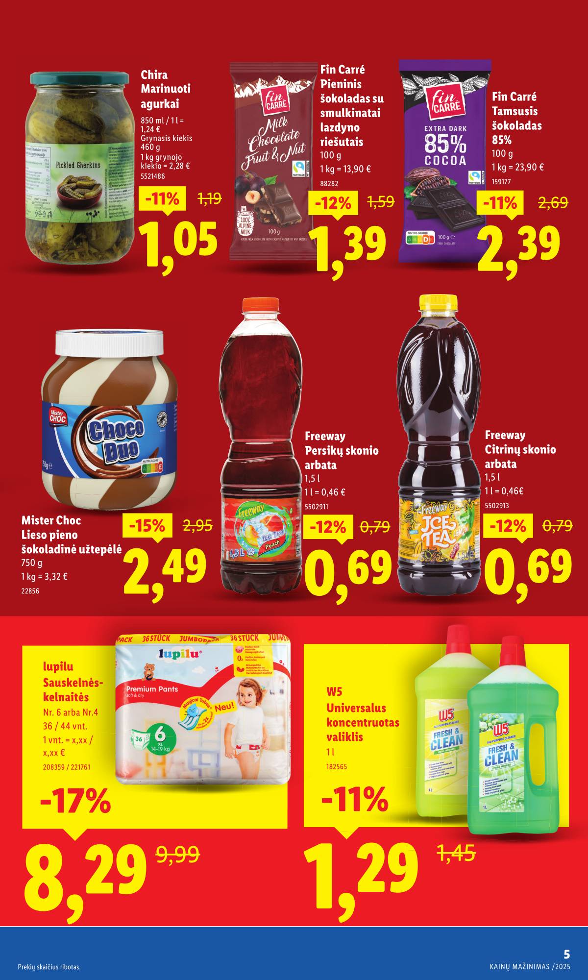 Lidl - Daugiau nei 30 prekių! 5 puslapis