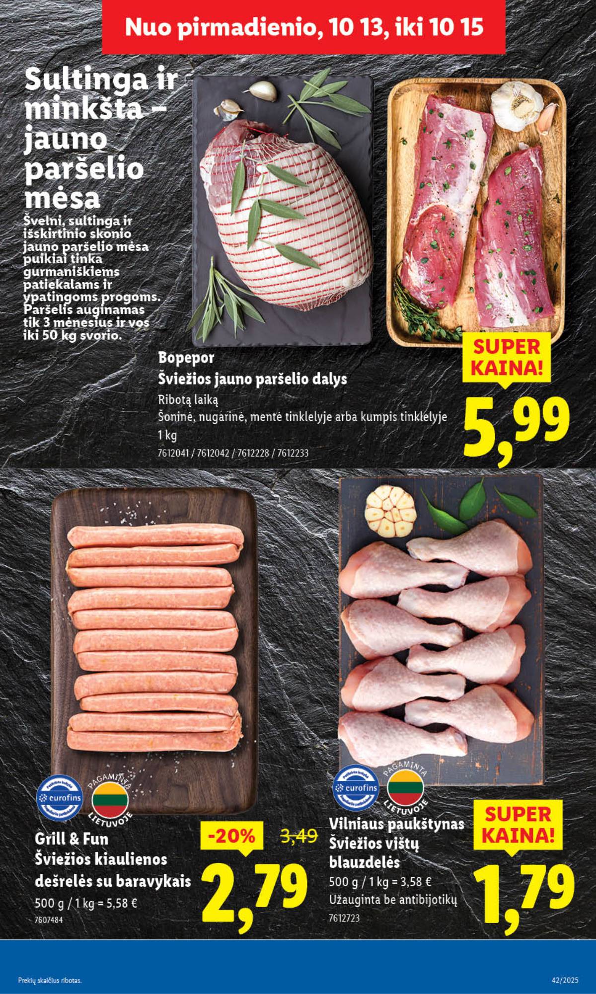 Lidl - LIDL SAVAITĖS Maisto prekių akcijų leidinys 13 puslapis