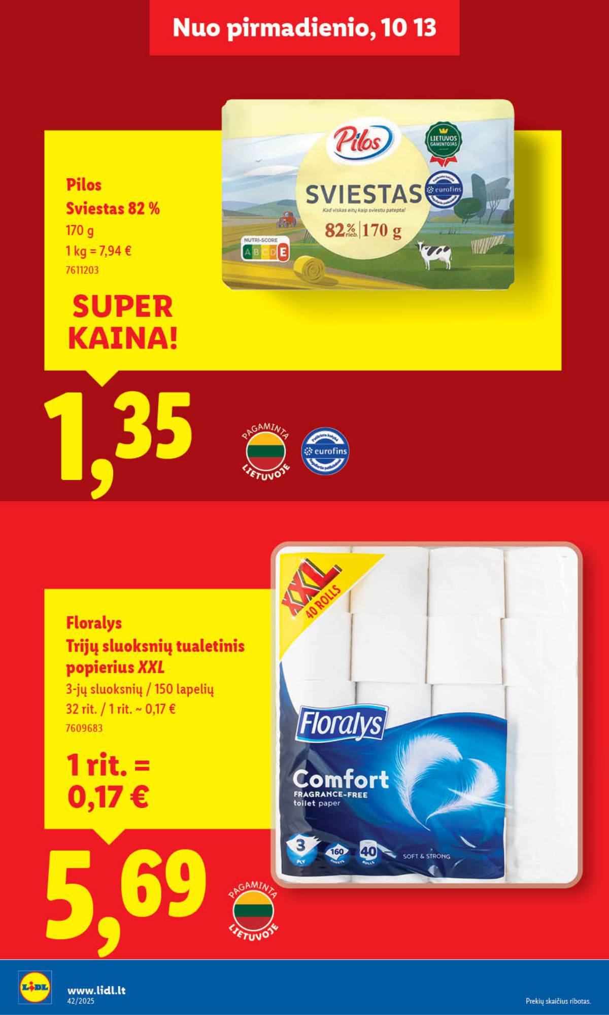 Lidl - LIDL SAVAITĖS Maisto prekių akcijų leidinys 28 puslapis