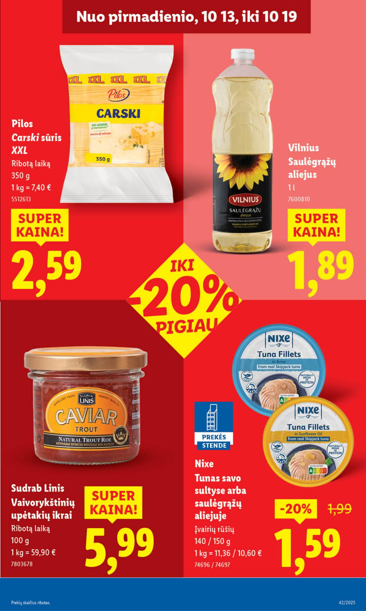 Lidl - LIDL SAVAITĖS Maisto prekių akcijų leidinys 29 puslapis