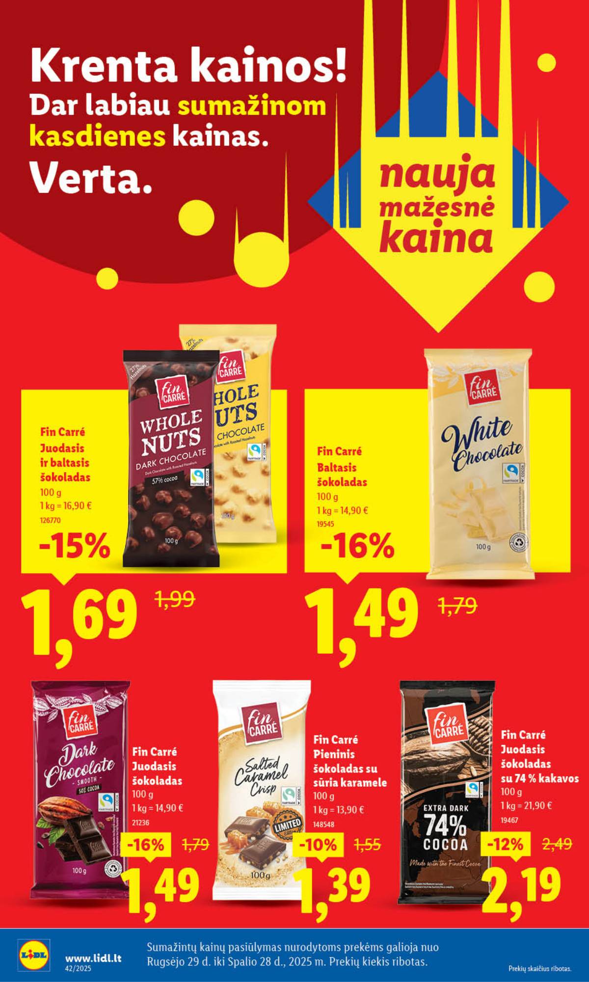 Lidl - LIDL SAVAITĖS Maisto prekių akcijų leidinys 4 puslapis