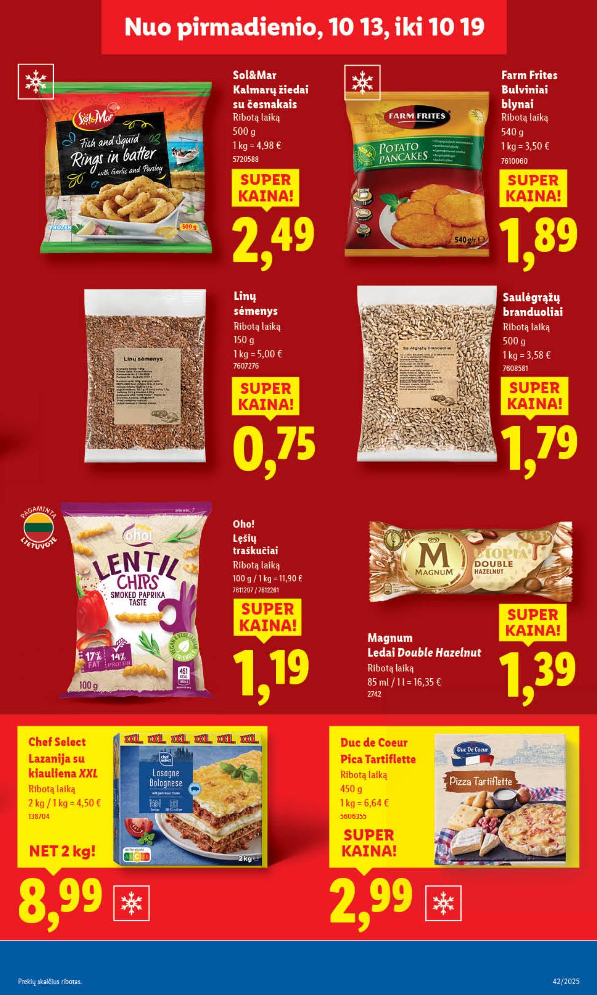 Lidl - LIDL SAVAITĖS Maisto prekių akcijų leidinys 41 puslapis