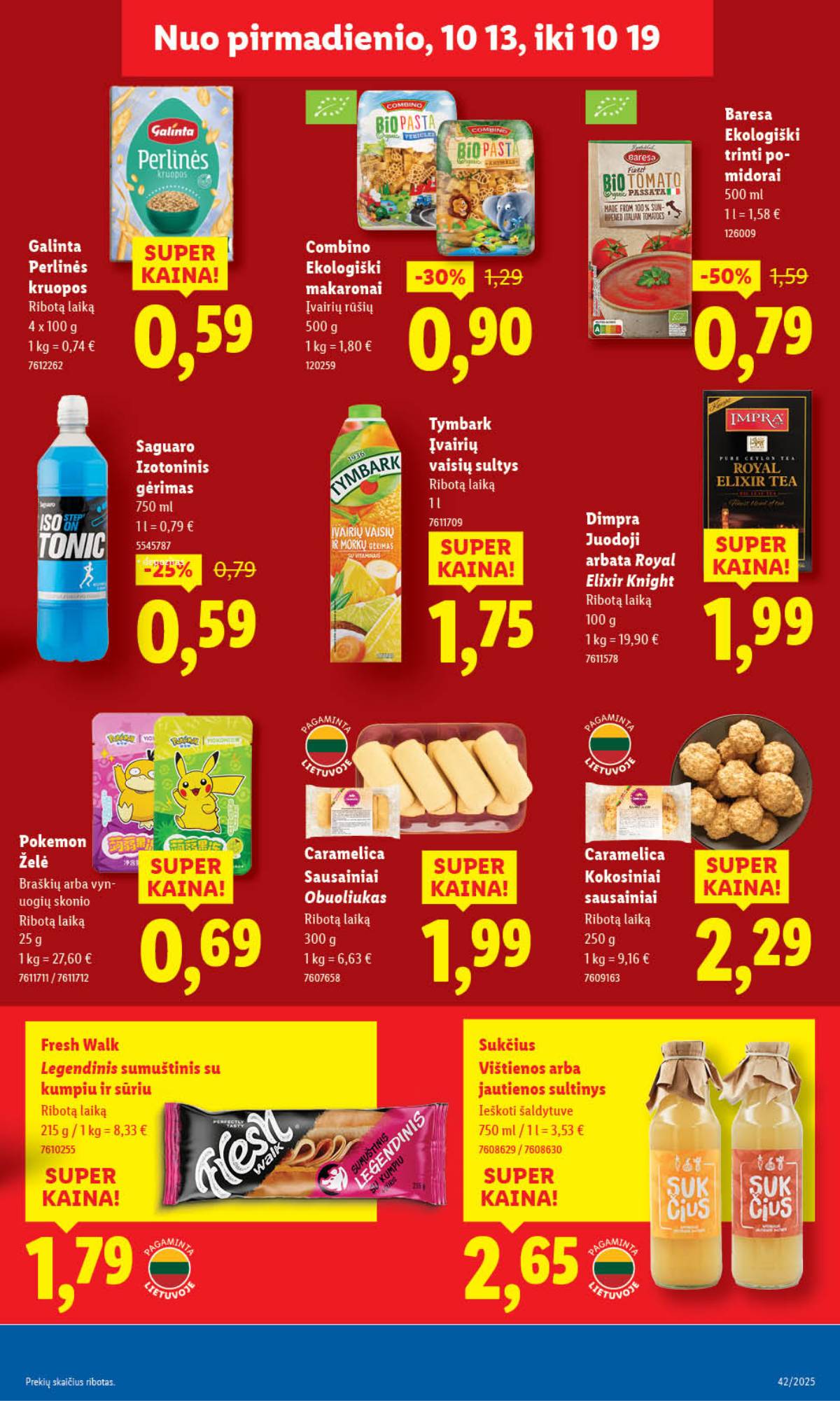 Lidl - LIDL SAVAITĖS Maisto prekių akcijų leidinys 43 puslapis