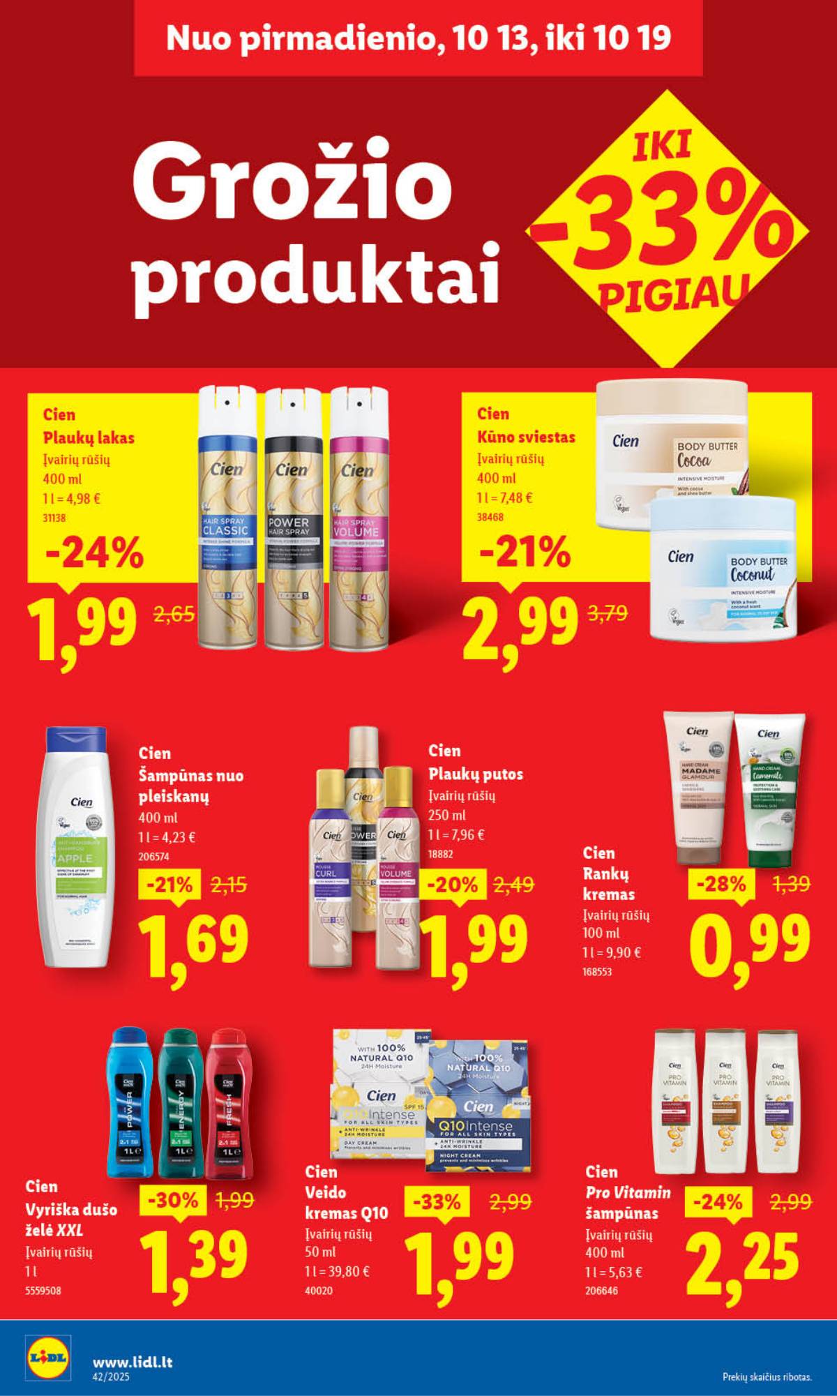 Lidl - LIDL SAVAITĖS Maisto prekių akcijų leidinys 44 puslapis