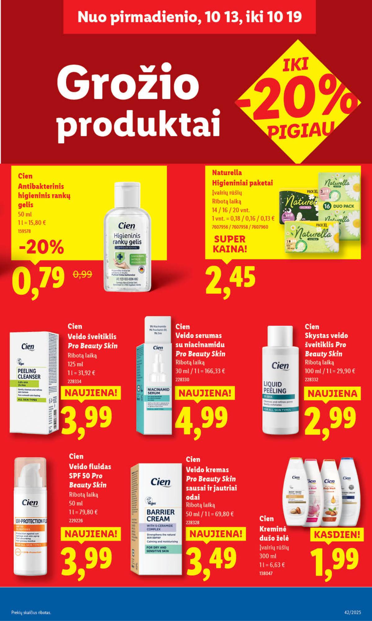 Lidl - LIDL SAVAITĖS Maisto prekių akcijų leidinys 45 puslapis