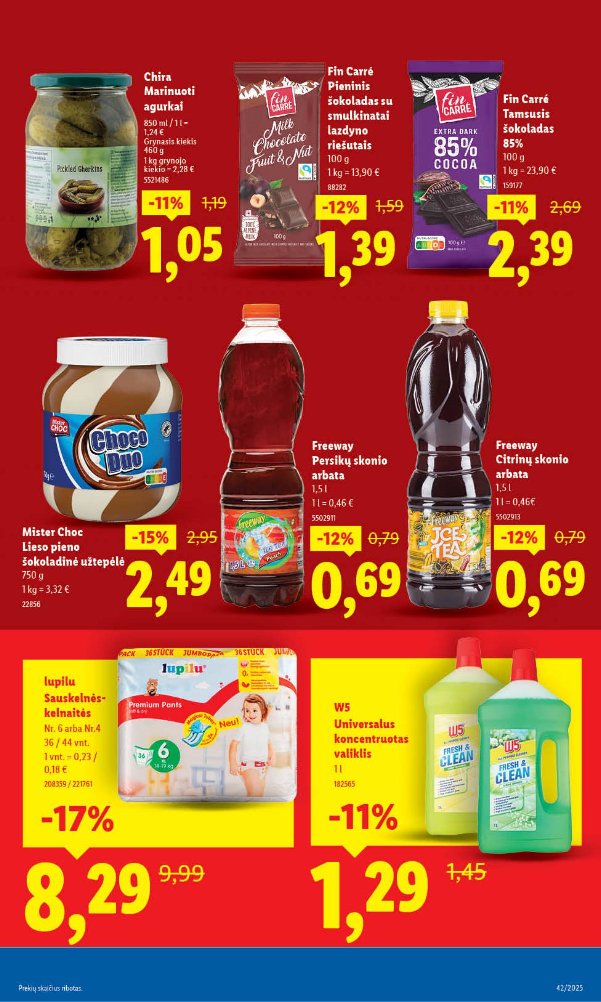 Lidl - LIDL SAVAITĖS Maisto prekių akcijų leidinys 5 puslapis