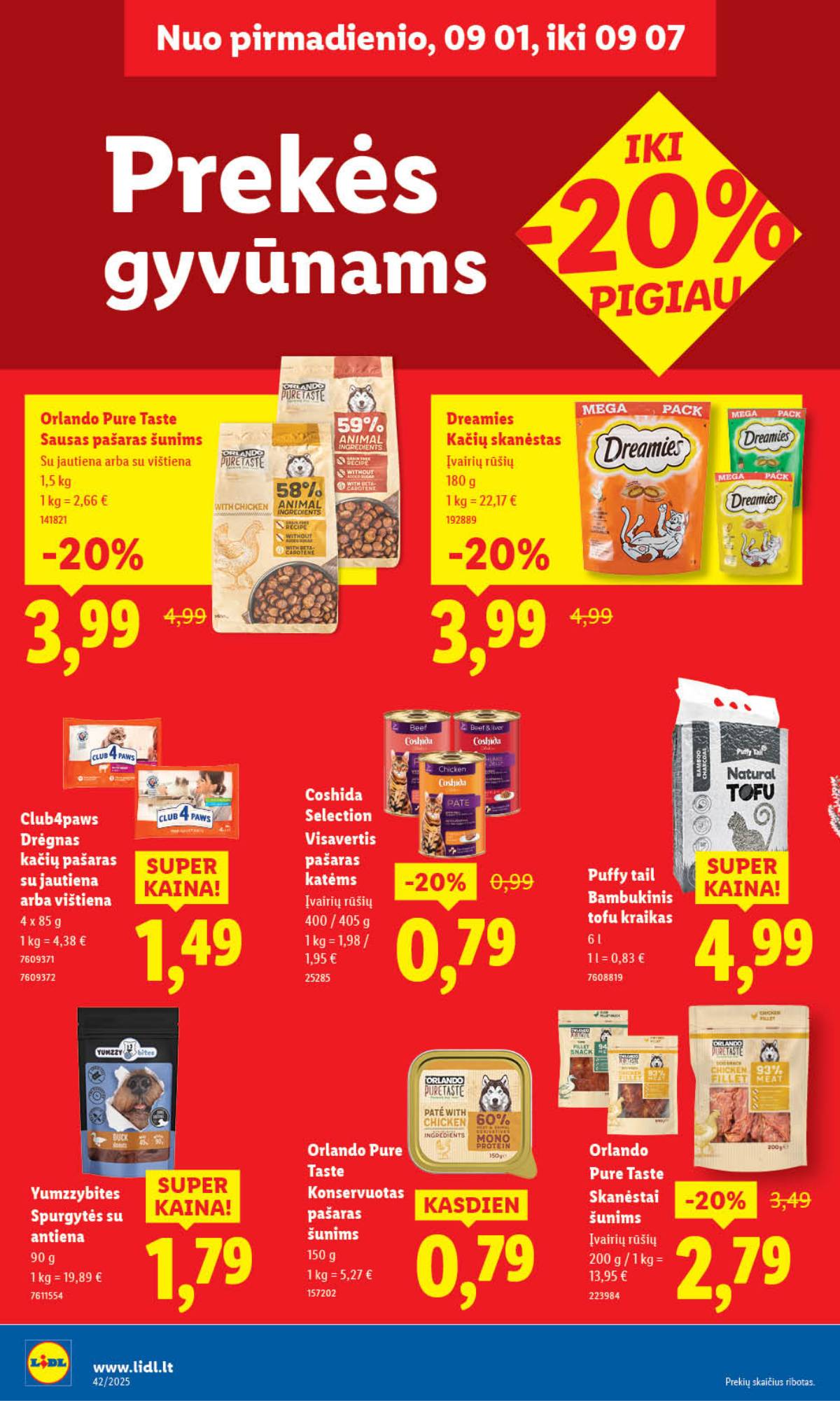 Lidl - LIDL SAVAITĖS Maisto prekių akcijų leidinys 50 puslapis
