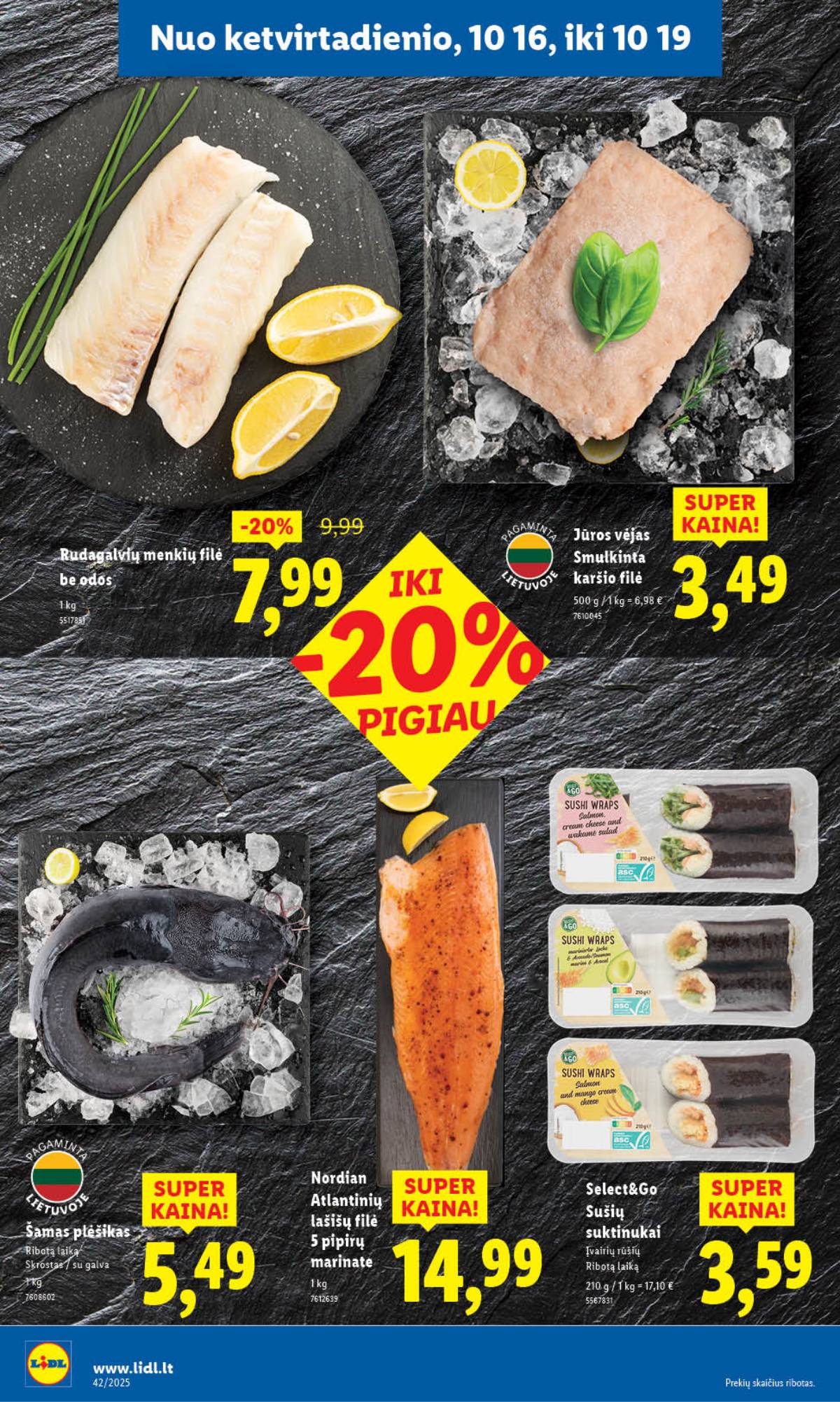 Lidl - LIDL SAVAITĖS Maisto prekių akcijų leidinys 58 puslapis
