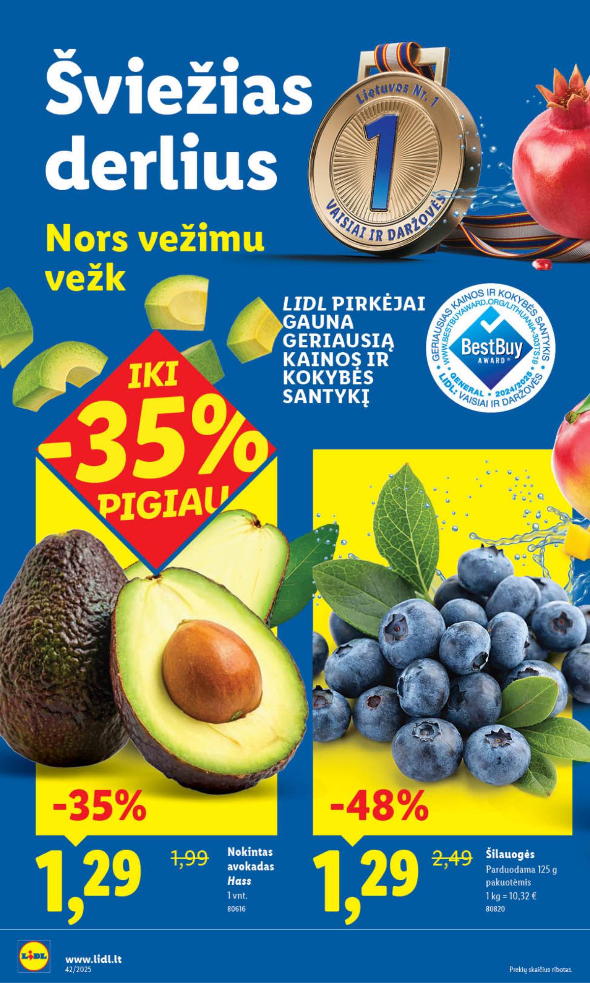 Lidl - LIDL SAVAITĖS Maisto prekių akcijų leidinys 6 puslapis