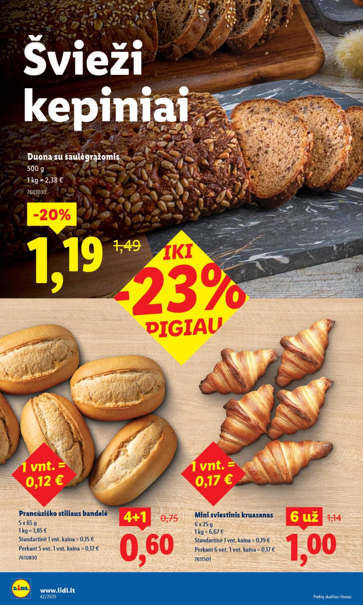 Lidl - LIDL SAVAITĖS Maisto prekių akcijų leidinys 8 puslapis