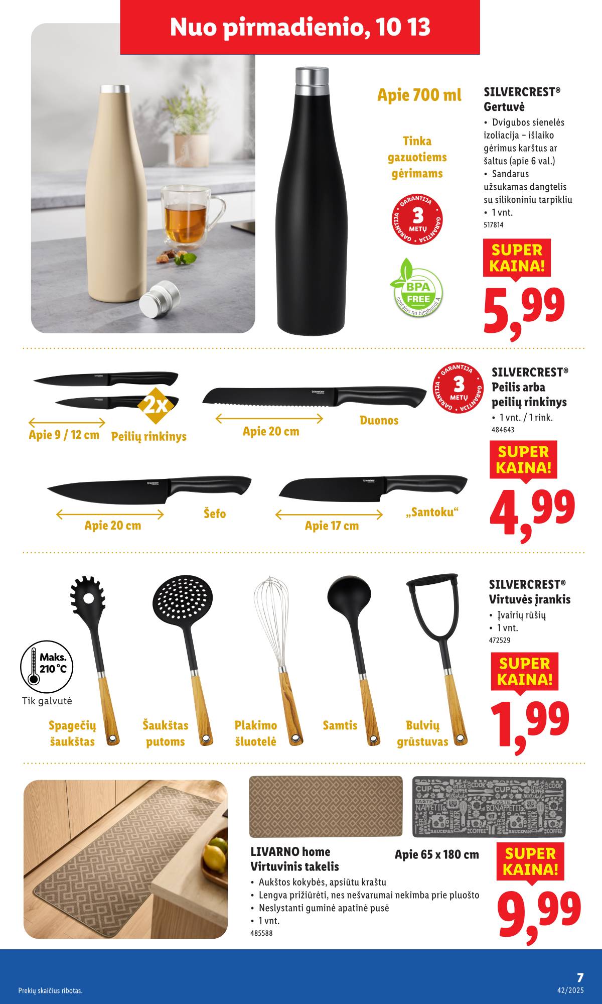 Lidl - LIDL Ne maisto prekių akcijų leidinys 7 puslapis