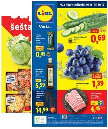 Lidl - LIDL akcijos nuo ketvirtadienio | 2025-10-09 - 2025-10-12 2025-10-16 – 2025-10-19