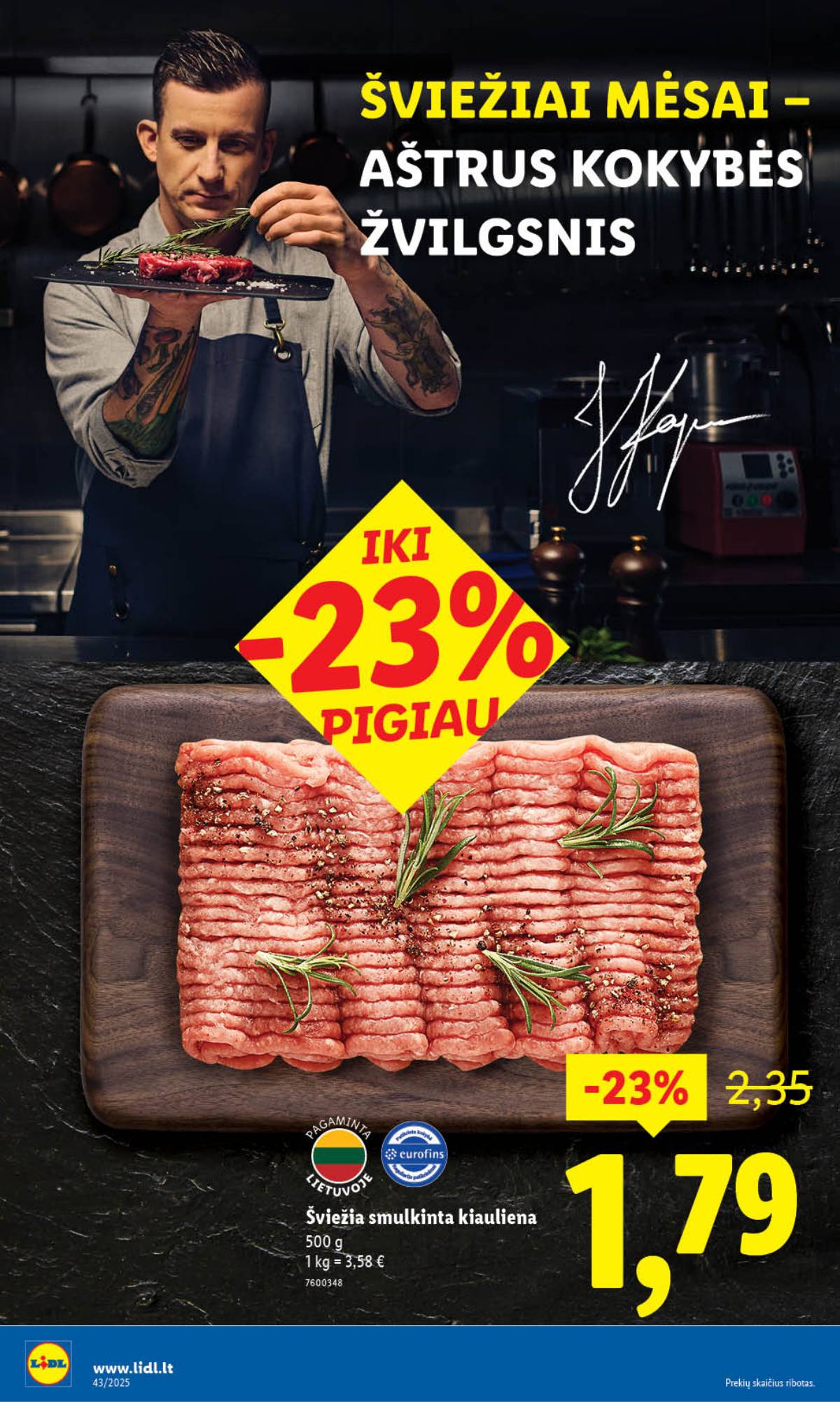 Lidl - LIDL SAVAITĖS Maisto prekių akcijų leidinys 10 puslapis