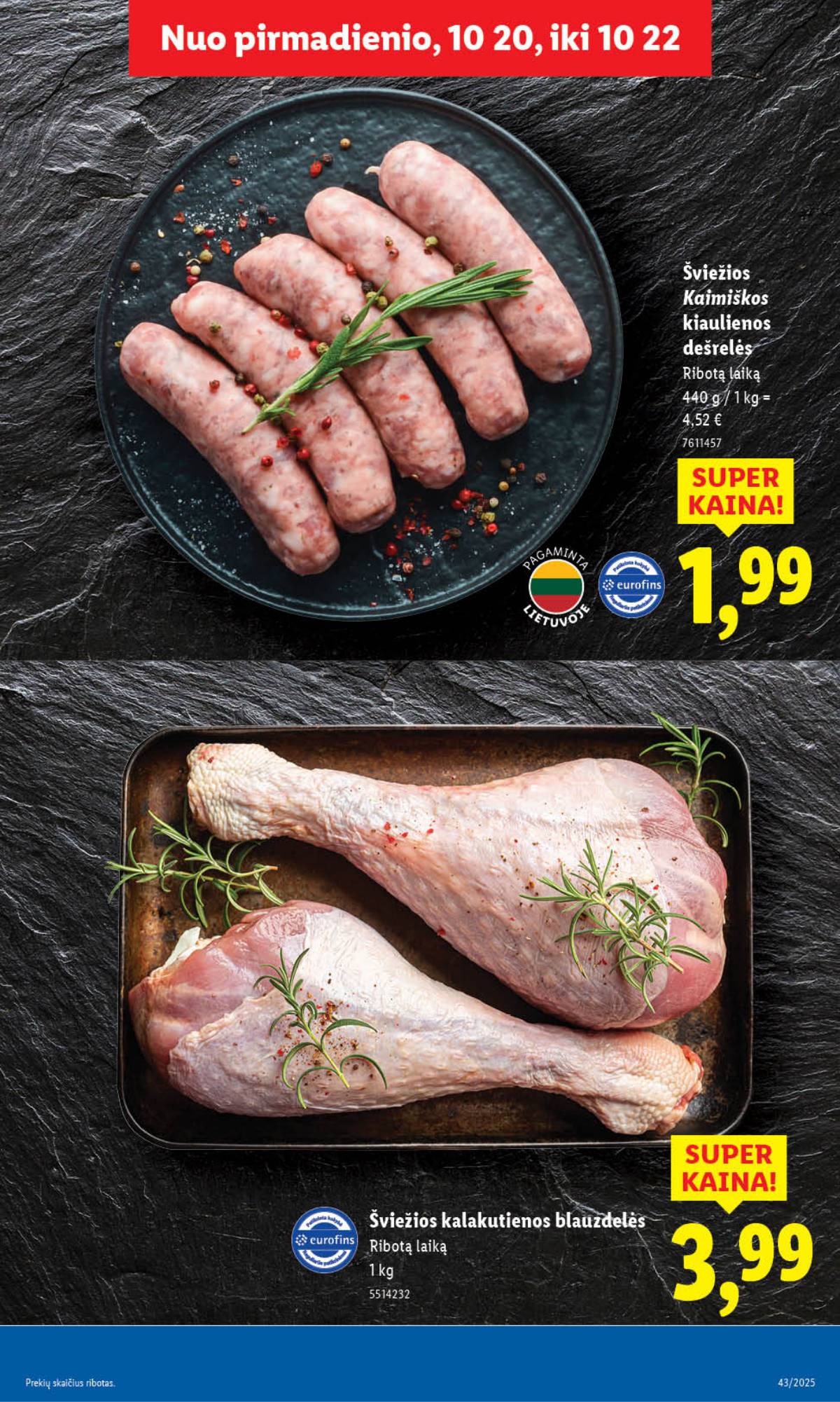 Lidl - LIDL SAVAITĖS Maisto prekių akcijų leidinys 11 puslapis