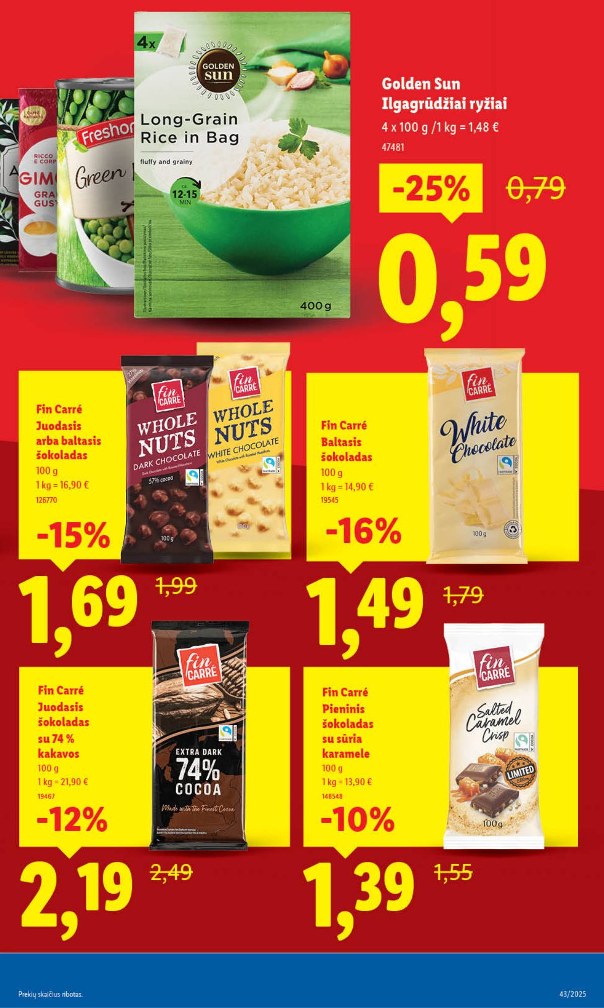Lidl - LIDL SAVAITĖS Maisto prekių akcijų leidinys 3 puslapis