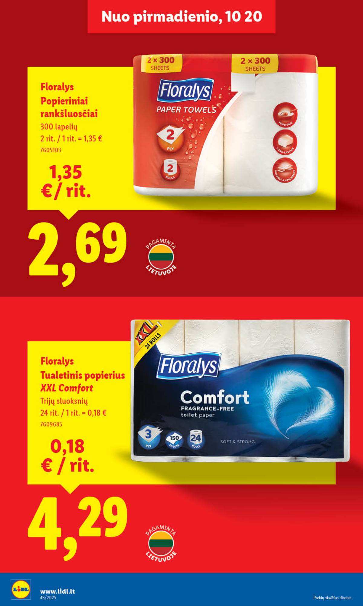 Lidl - LIDL SAVAITĖS Maisto prekių akcijų leidinys 32 puslapis