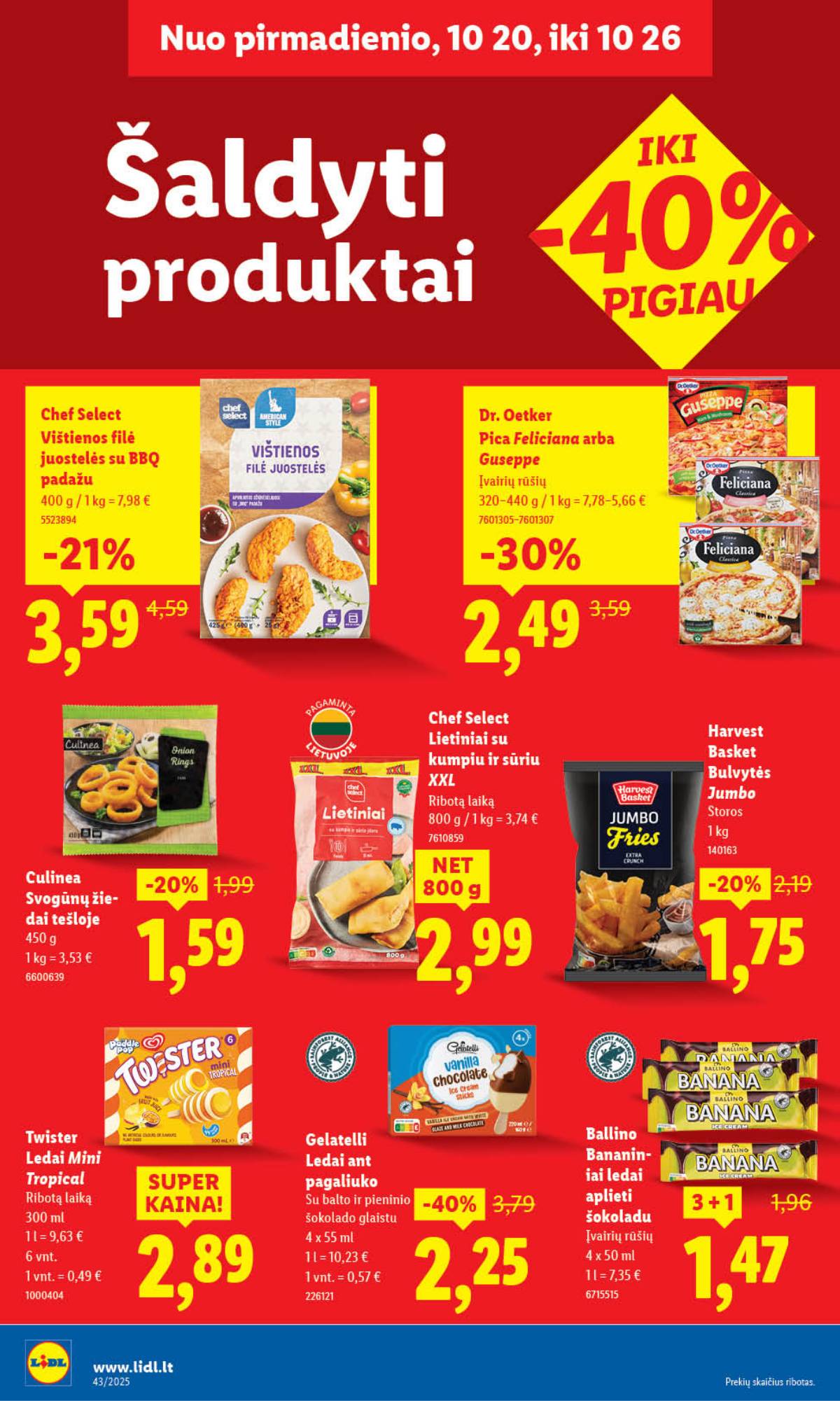 Lidl - LIDL SAVAITĖS Maisto prekių akcijų leidinys 34 puslapis