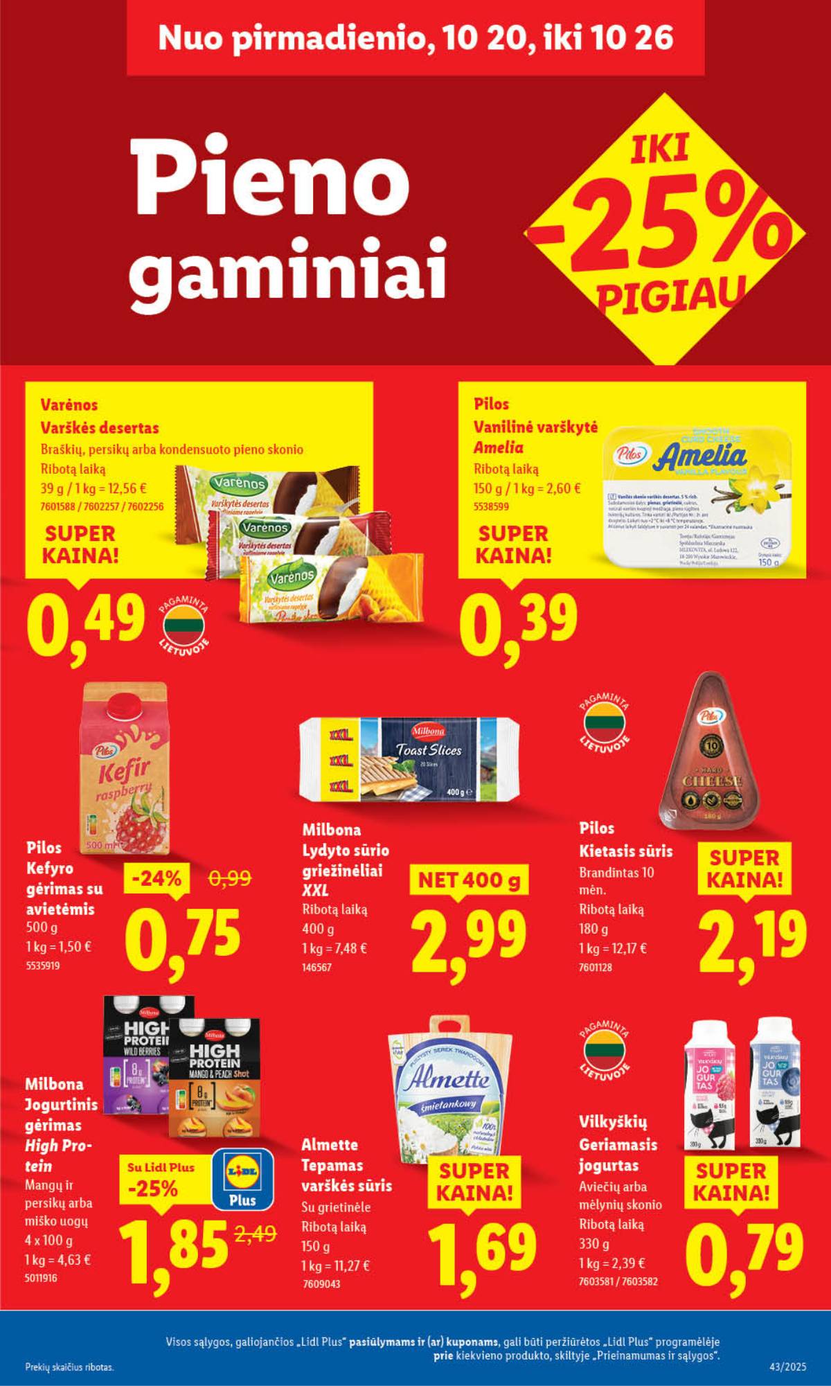 Lidl - LIDL SAVAITĖS Maisto prekių akcijų leidinys 35 puslapis