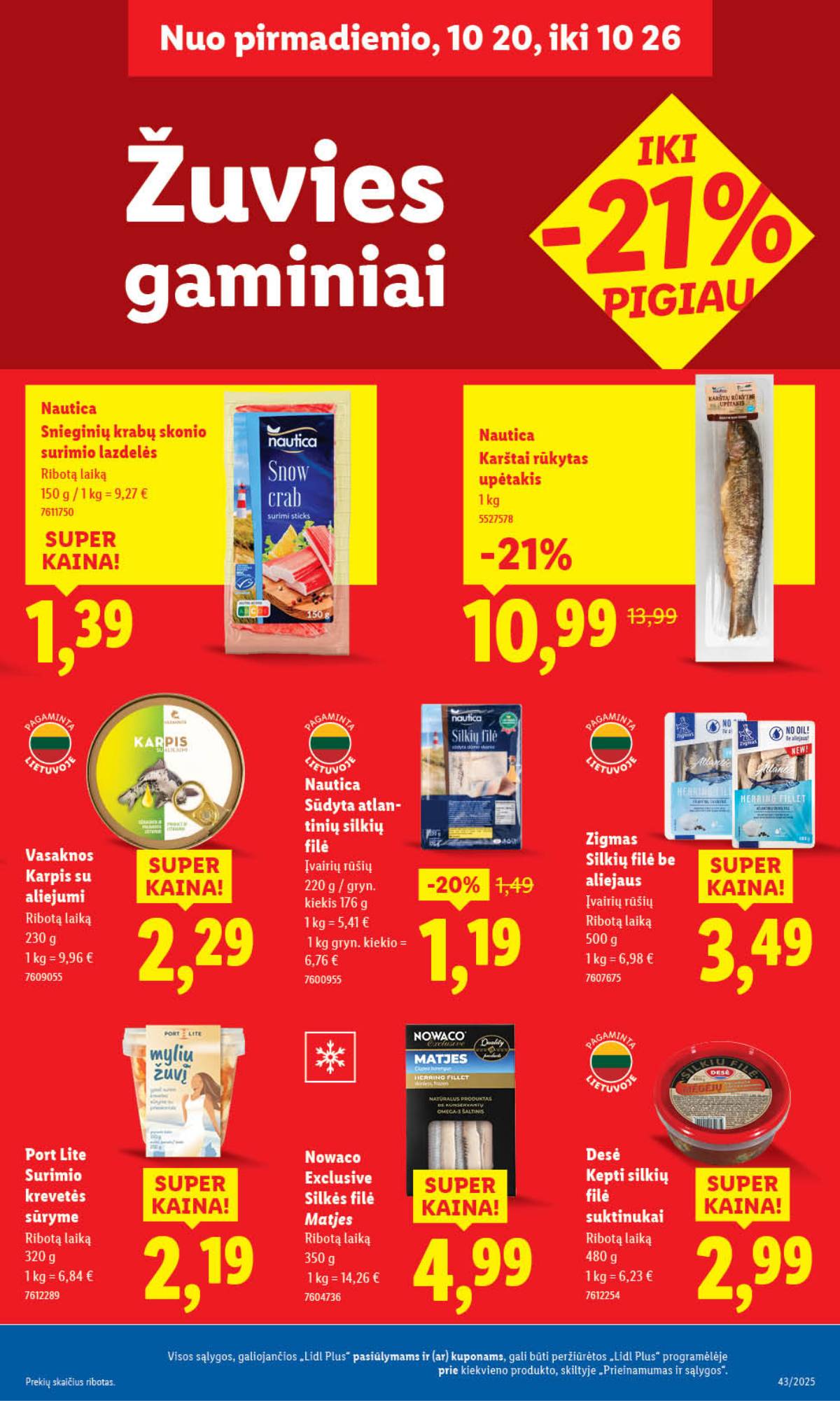 Lidl - LIDL SAVAITĖS Maisto prekių akcijų leidinys 37 puslapis