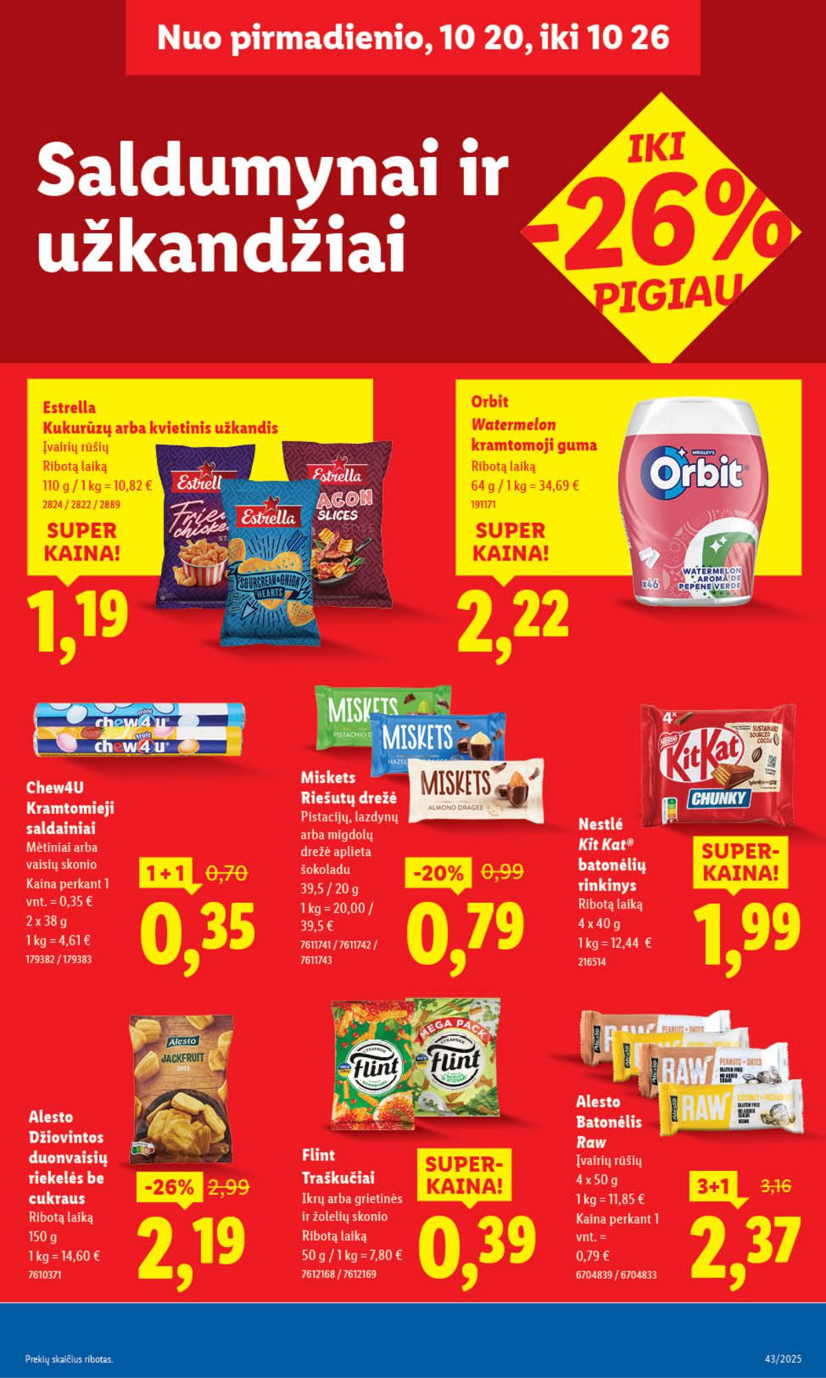 Lidl - LIDL SAVAITĖS Maisto prekių akcijų leidinys 39 puslapis
