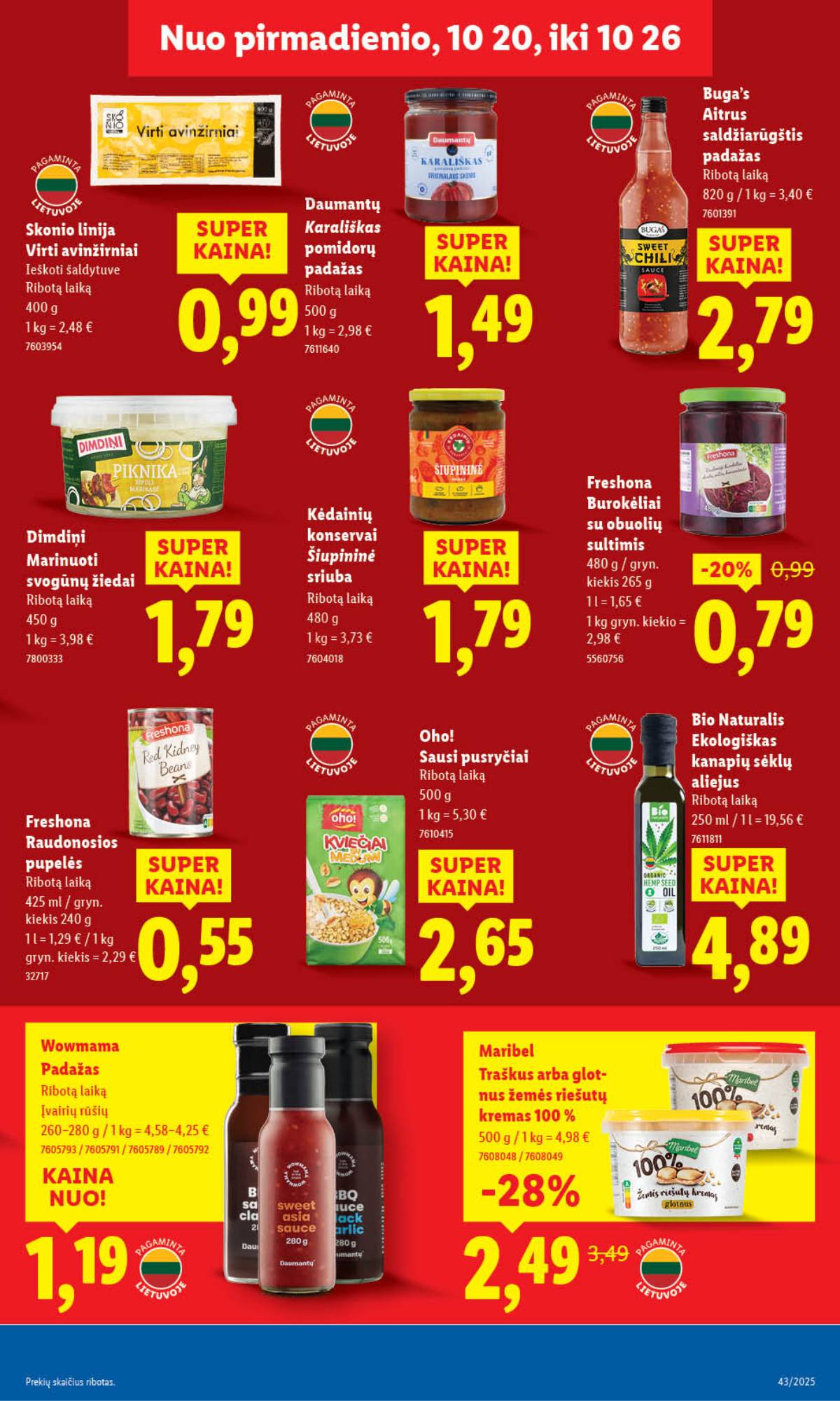 Lidl - LIDL SAVAITĖS Maisto prekių akcijų leidinys 41 puslapis