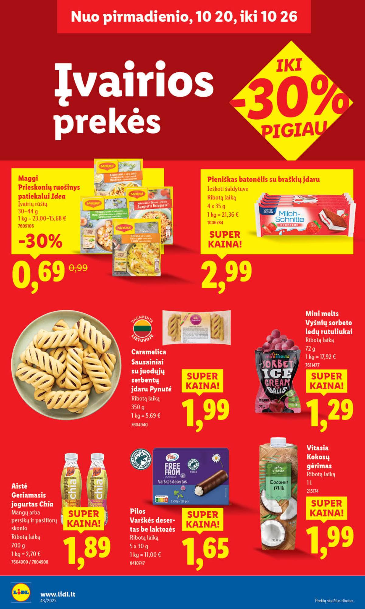 Lidl - LIDL SAVAITĖS Maisto prekių akcijų leidinys 44 puslapis