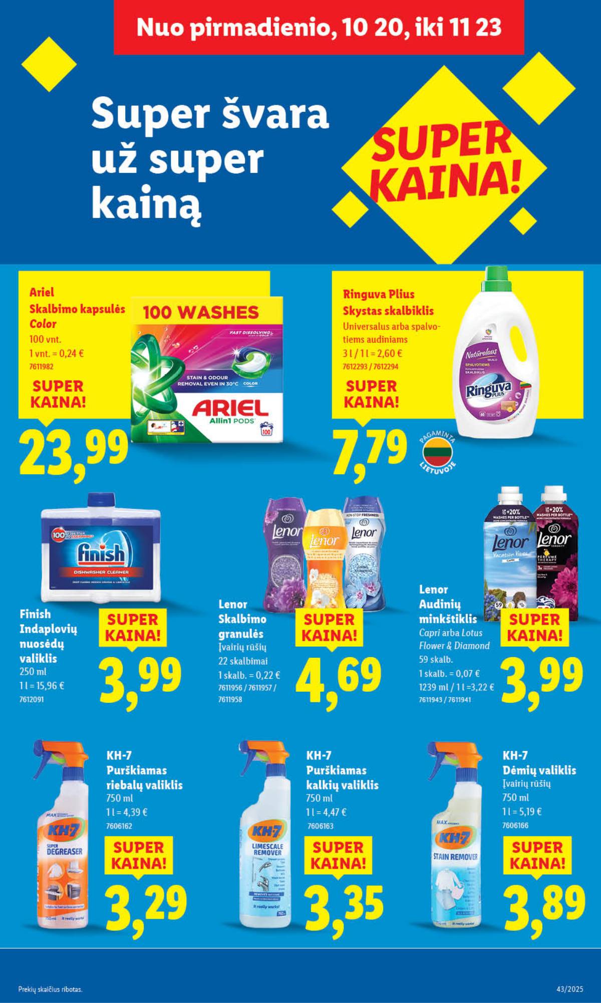 Lidl - LIDL SAVAITĖS Maisto prekių akcijų leidinys 51 puslapis