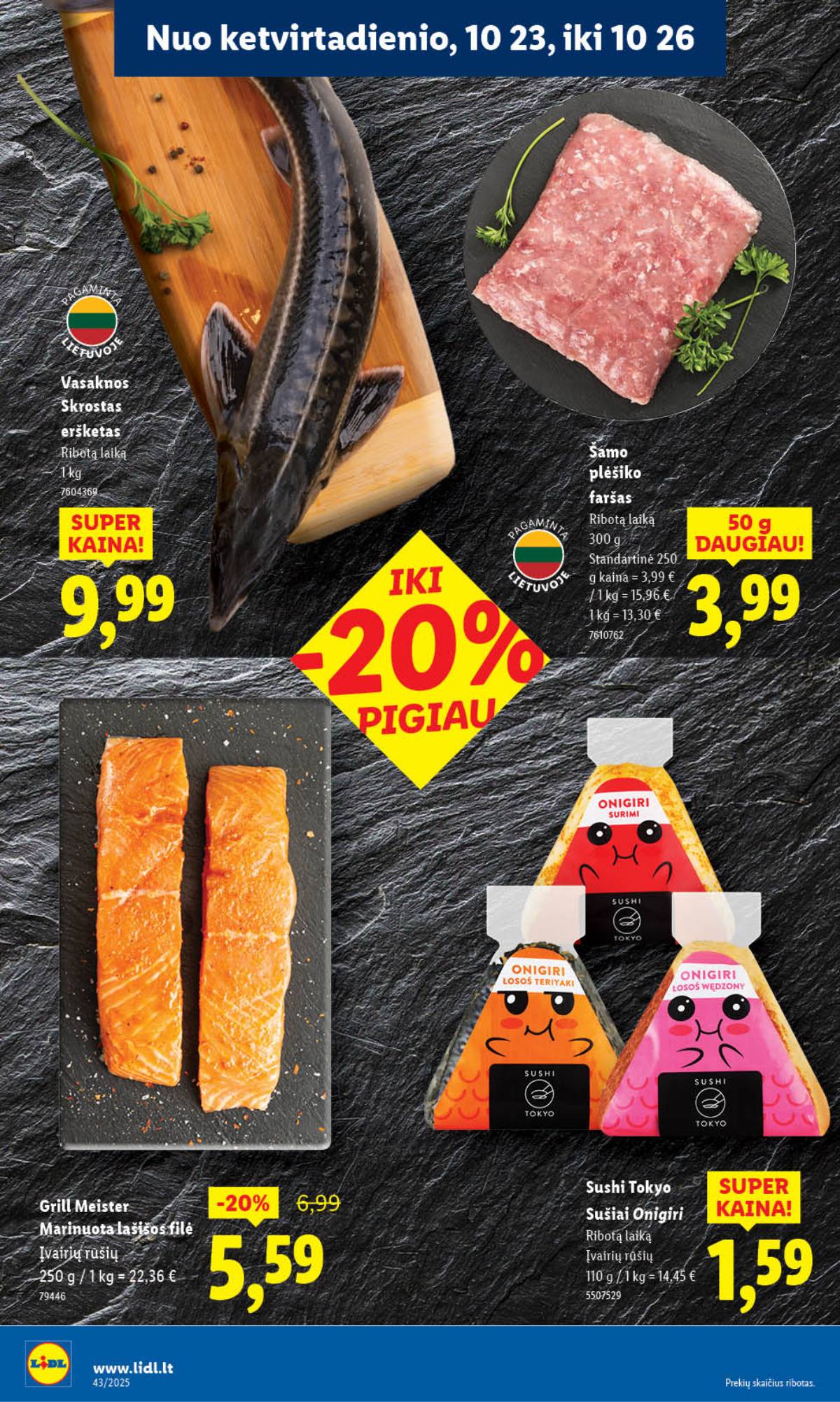 Lidl - LIDL SAVAITĖS Maisto prekių akcijų leidinys 56 puslapis