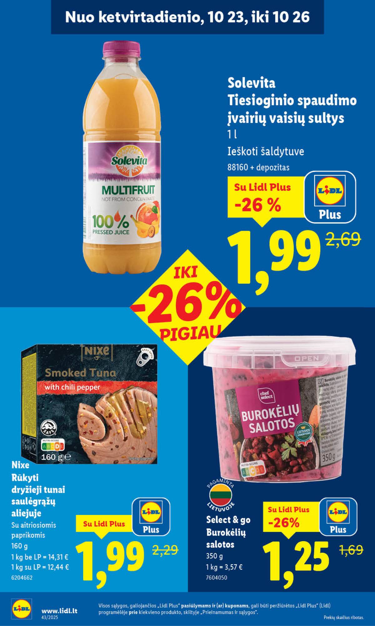 Lidl - LIDL SAVAITĖS Maisto prekių akcijų leidinys 58 puslapis