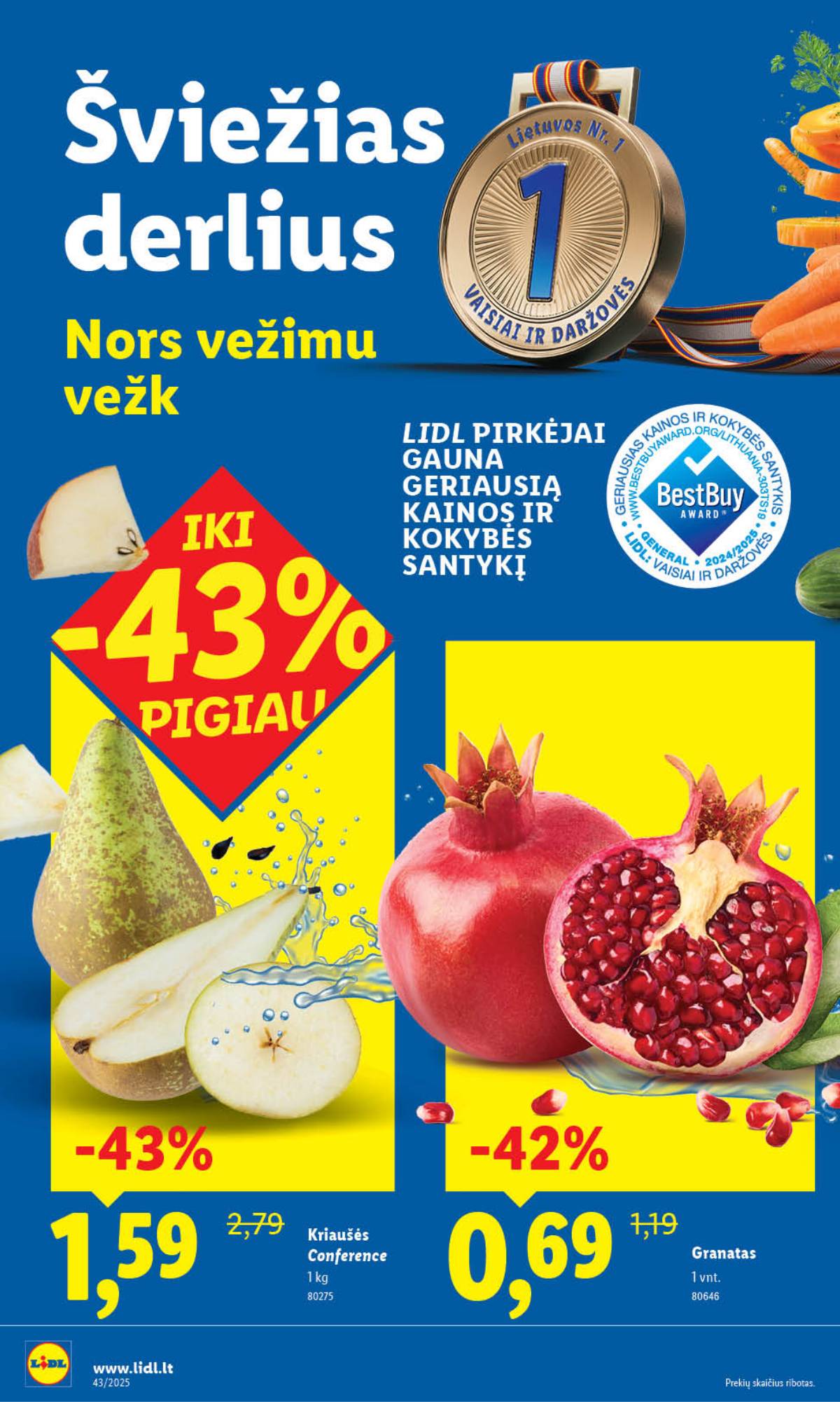 Lidl - LIDL SAVAITĖS Maisto prekių akcijų leidinys 6 puslapis