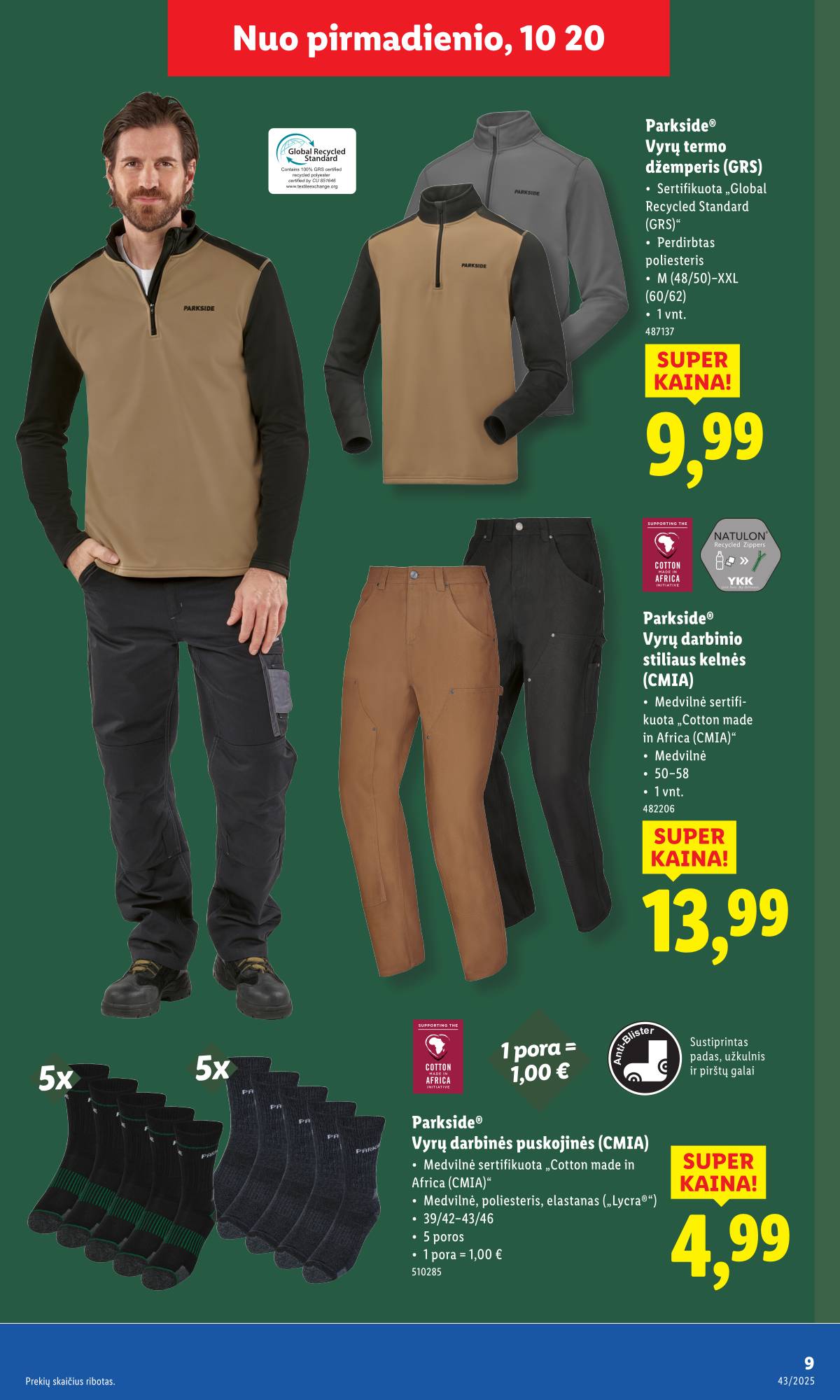 Lidl - LIDL Ne maisto prekių akcijų leidinys 9 puslapis