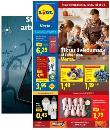Lidl - LIDL SAVAITĖS Maisto prekių akcijų leidinys 2025-10-27 – 2025-11-02