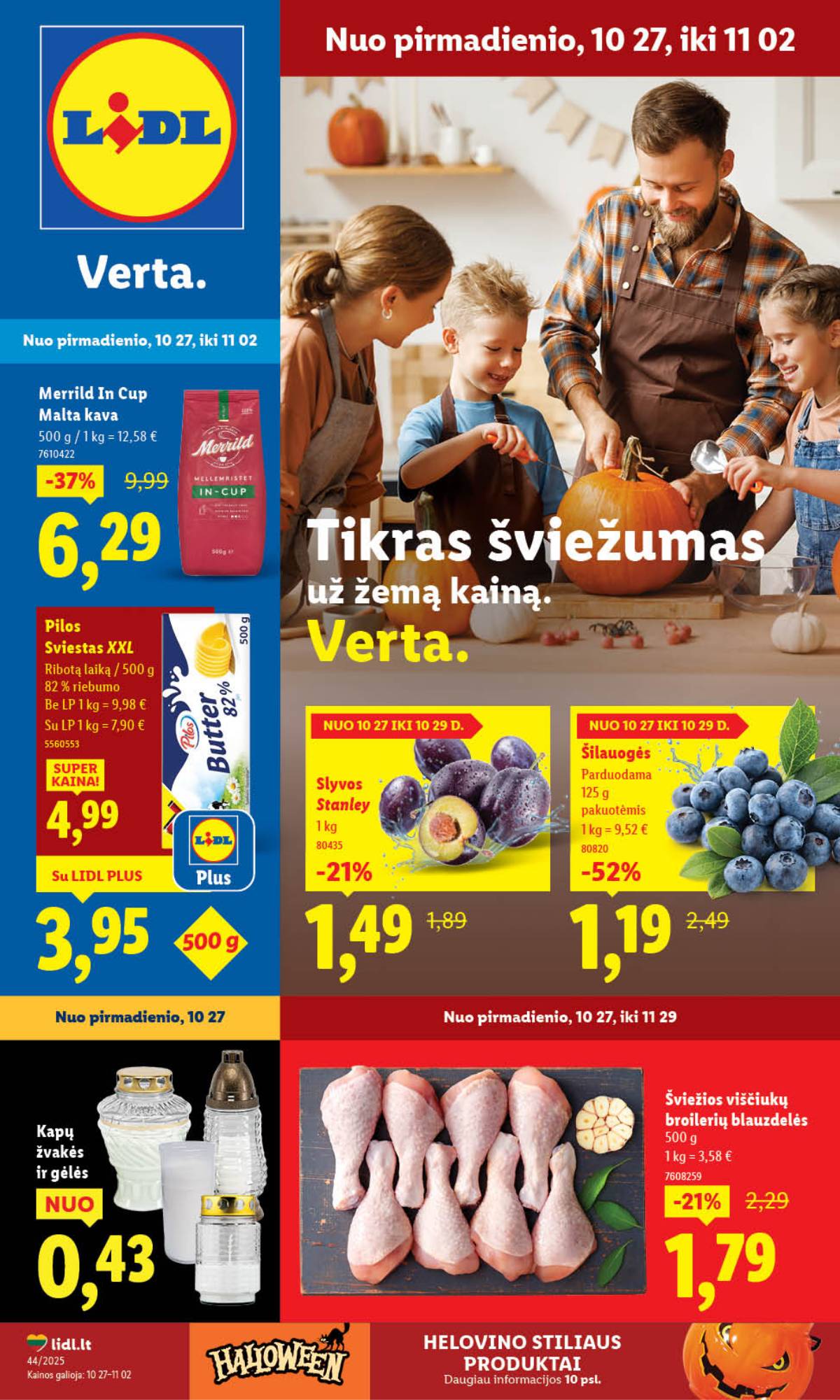 Lidl - LIDL SAVAITĖS Maisto prekių akcijų leidinys 1 puslapis