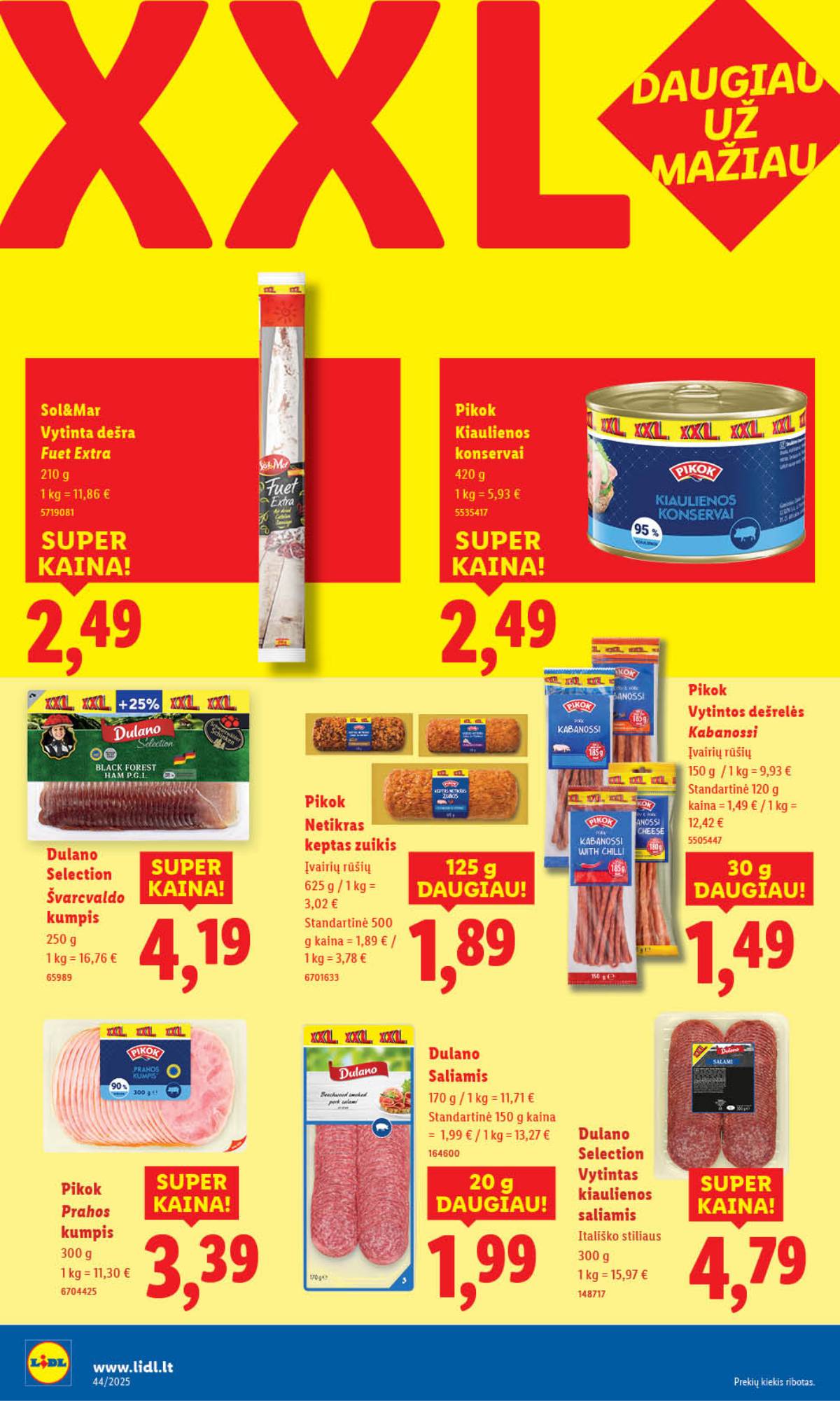 Lidl - LIDL SAVAITĖS Maisto prekių akcijų leidinys 18 puslapis