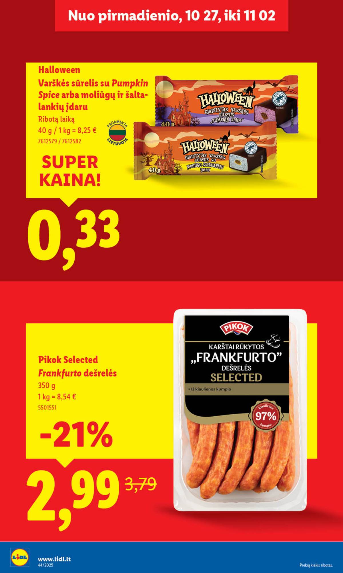 Lidl - LIDL SAVAITĖS Maisto prekių akcijų leidinys 26 puslapis