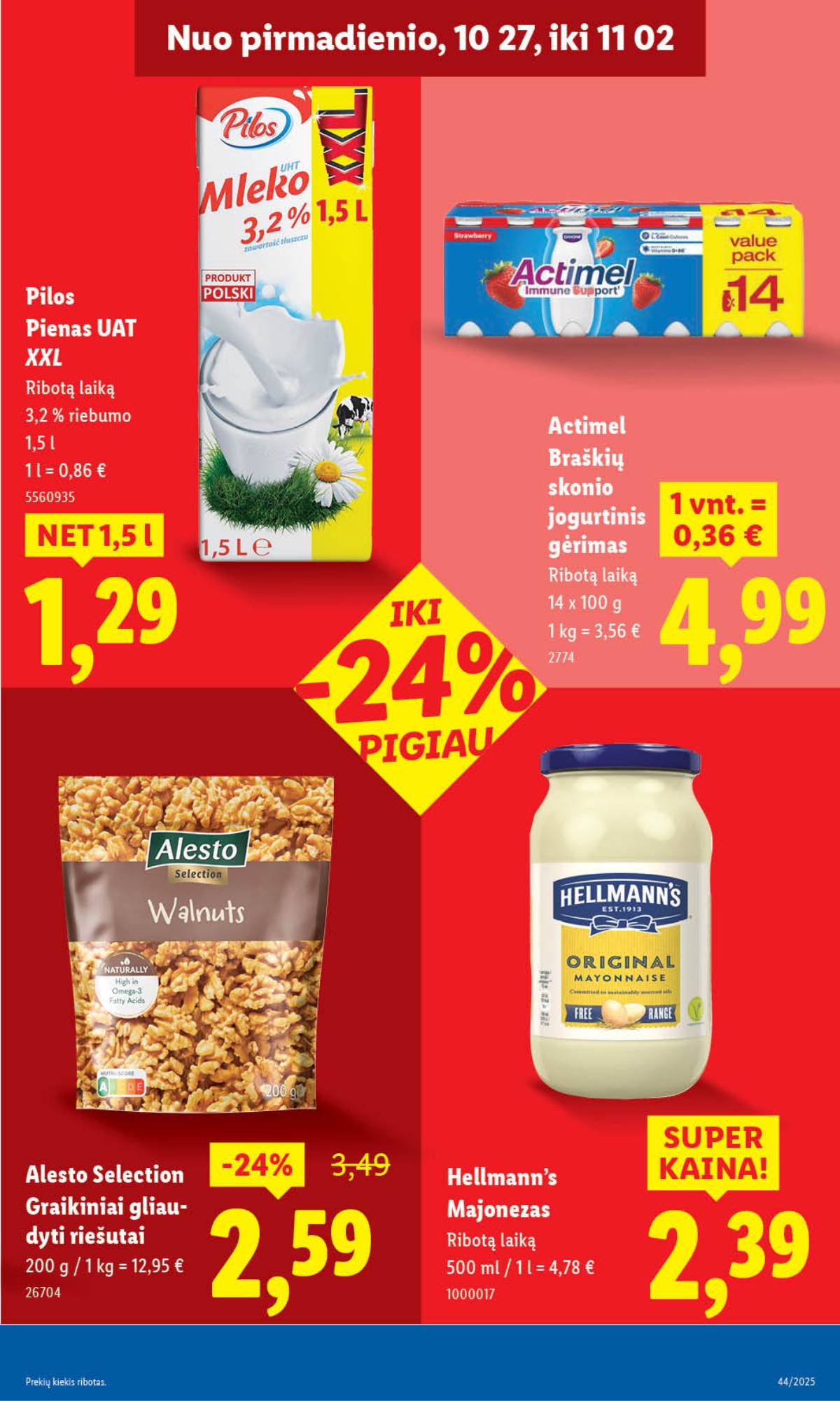Lidl - LIDL SAVAITĖS Maisto prekių akcijų leidinys 27 puslapis