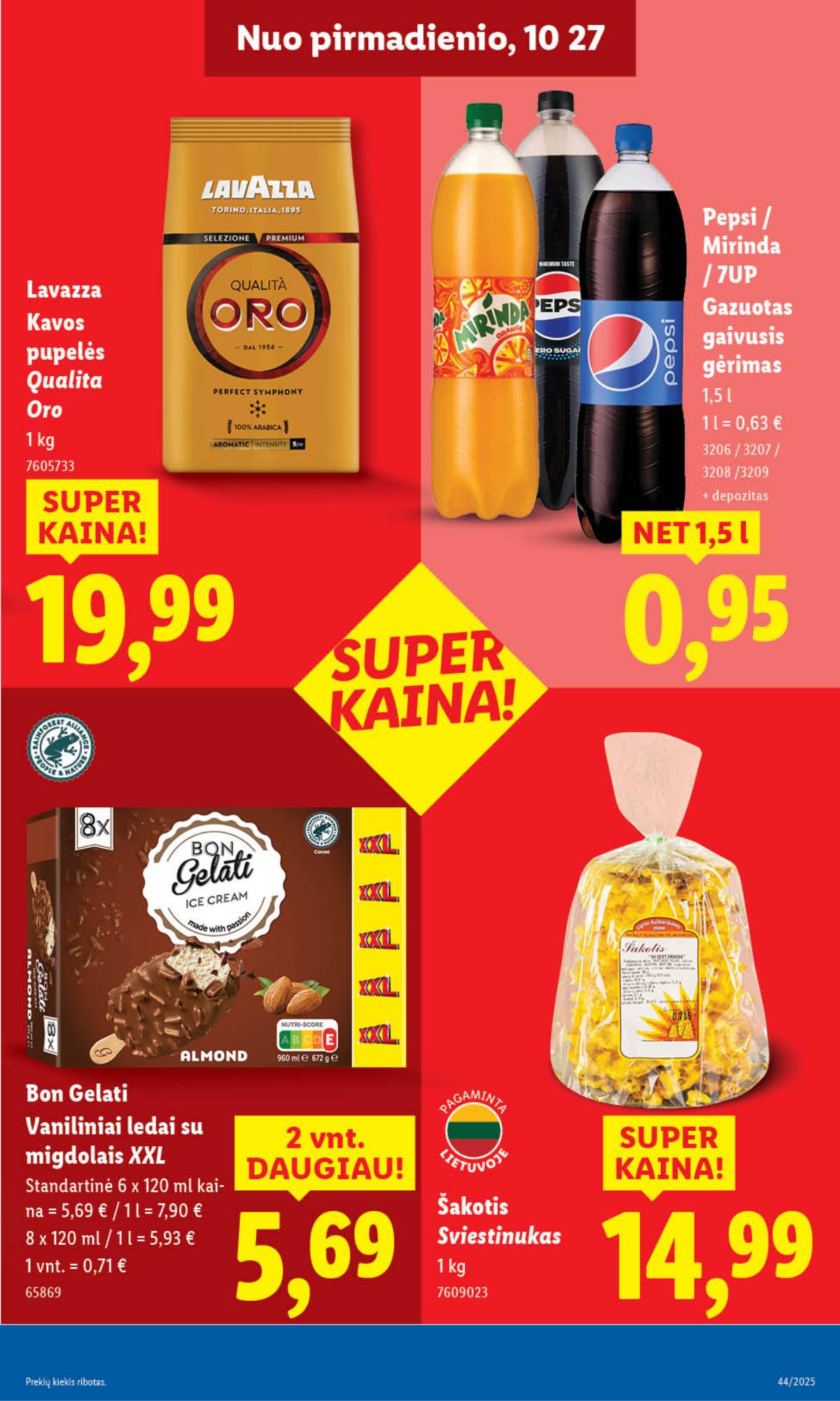 Lidl - LIDL SAVAITĖS Maisto prekių akcijų leidinys 29 puslapis