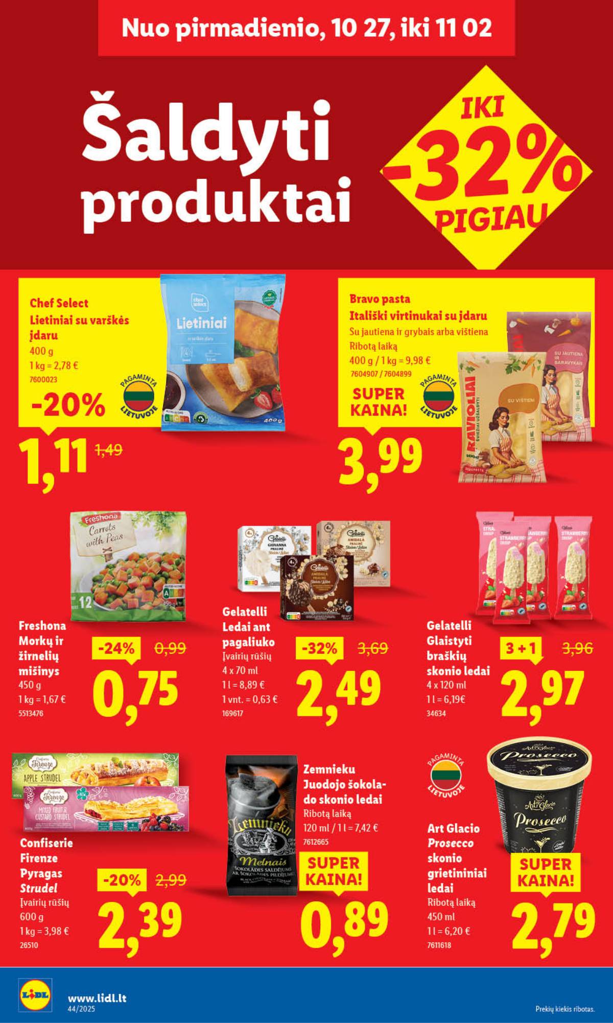 Lidl - LIDL SAVAITĖS Maisto prekių akcijų leidinys 30 puslapis