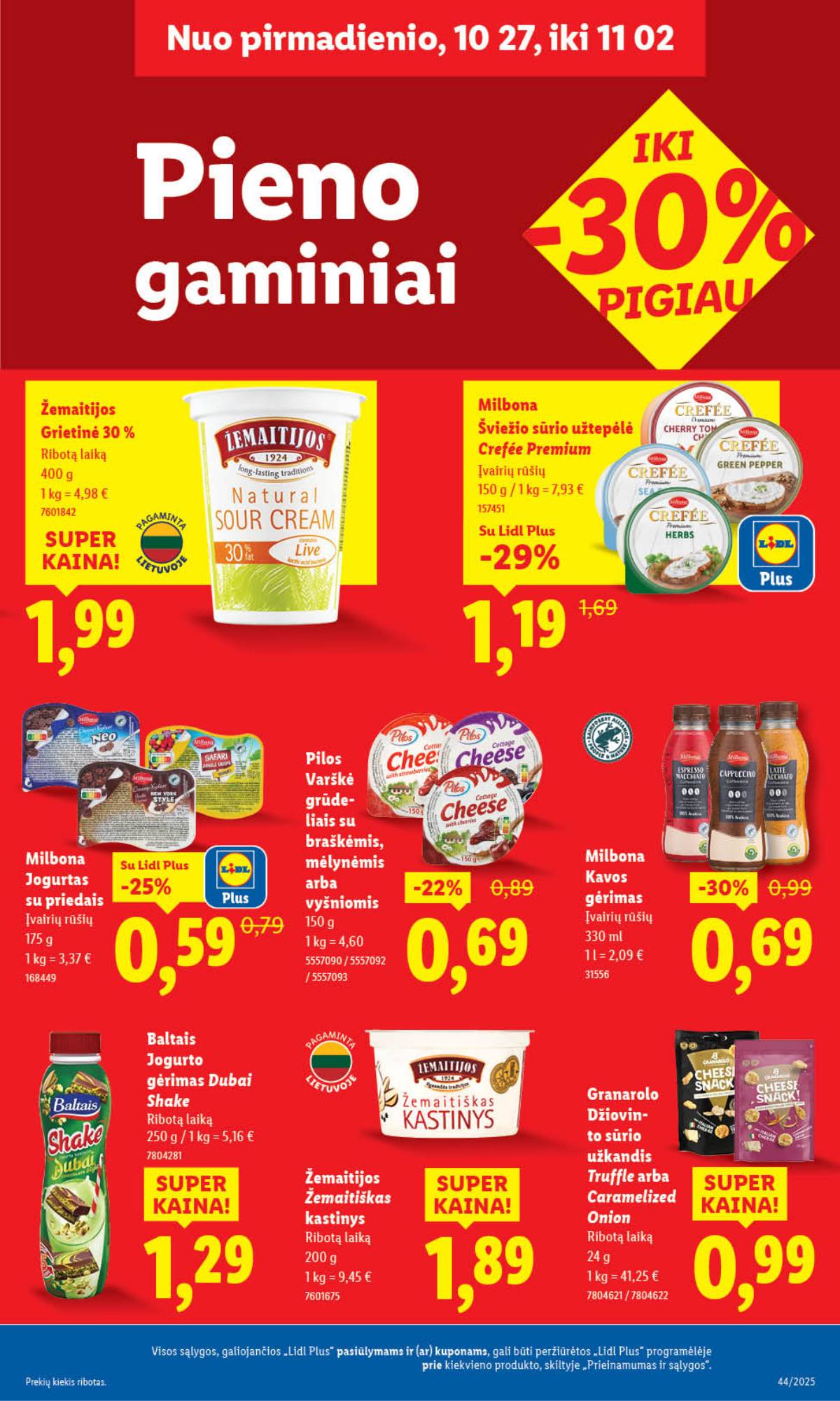 Lidl - LIDL SAVAITĖS Maisto prekių akcijų leidinys 31 puslapis