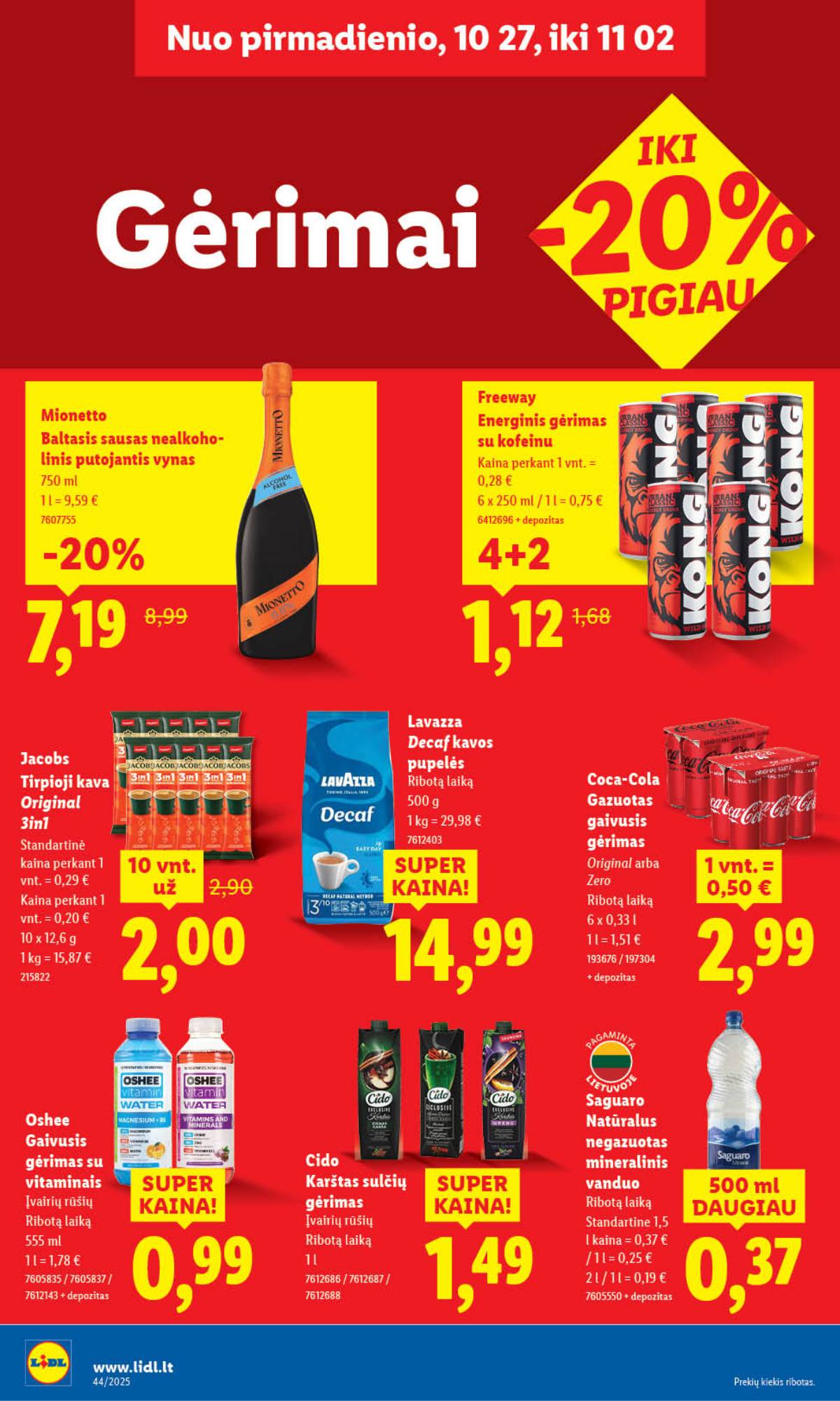 Lidl - LIDL SAVAITĖS Maisto prekių akcijų leidinys 34 puslapis