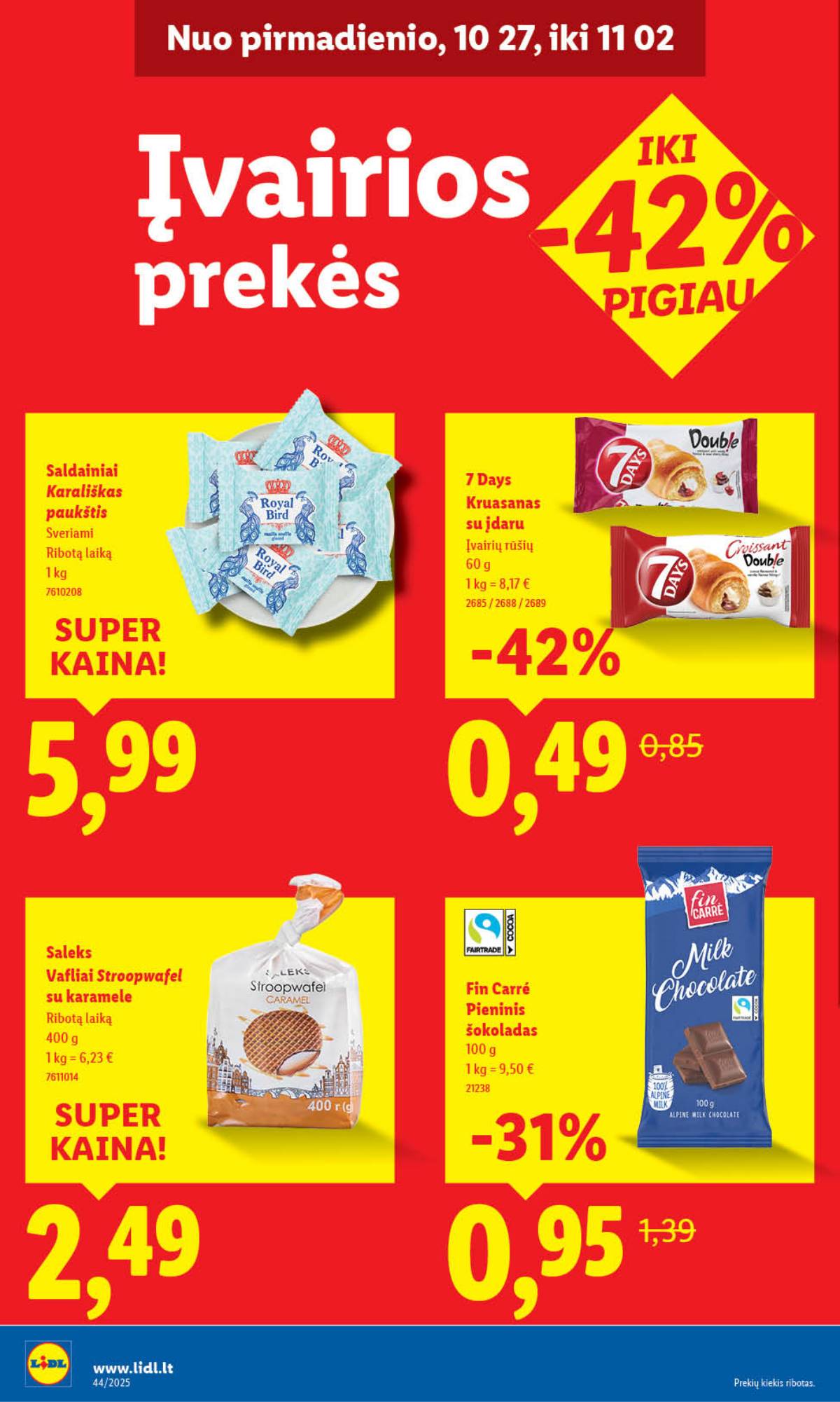 Lidl - LIDL SAVAITĖS Maisto prekių akcijų leidinys 38 puslapis