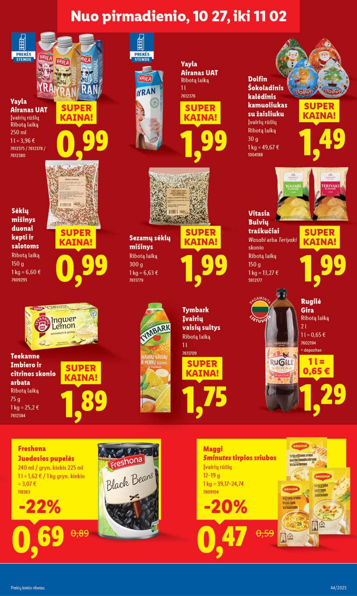 Lidl - LIDL SAVAITĖS Maisto prekių akcijų leidinys 41 puslapis